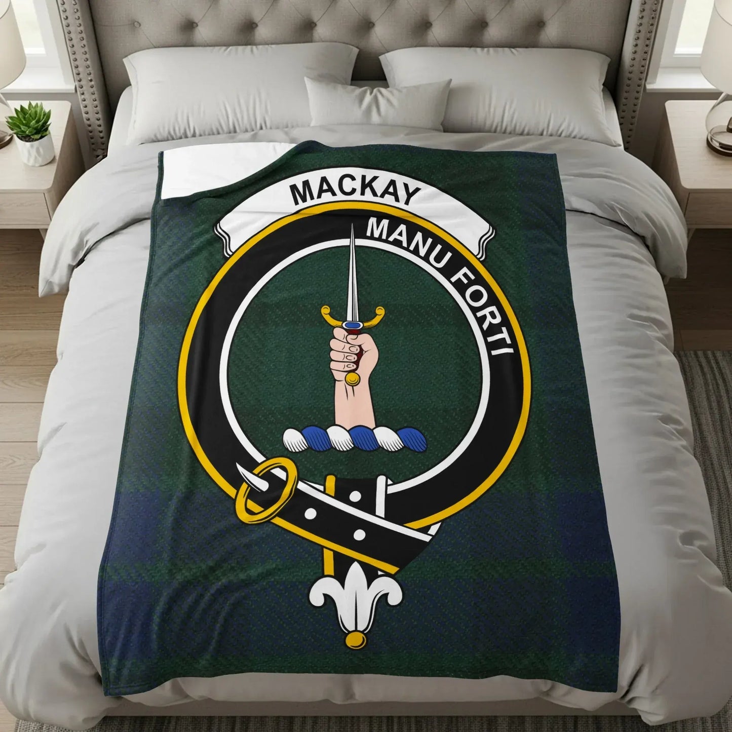 Mackay Manu Forti Throw Blanket product type