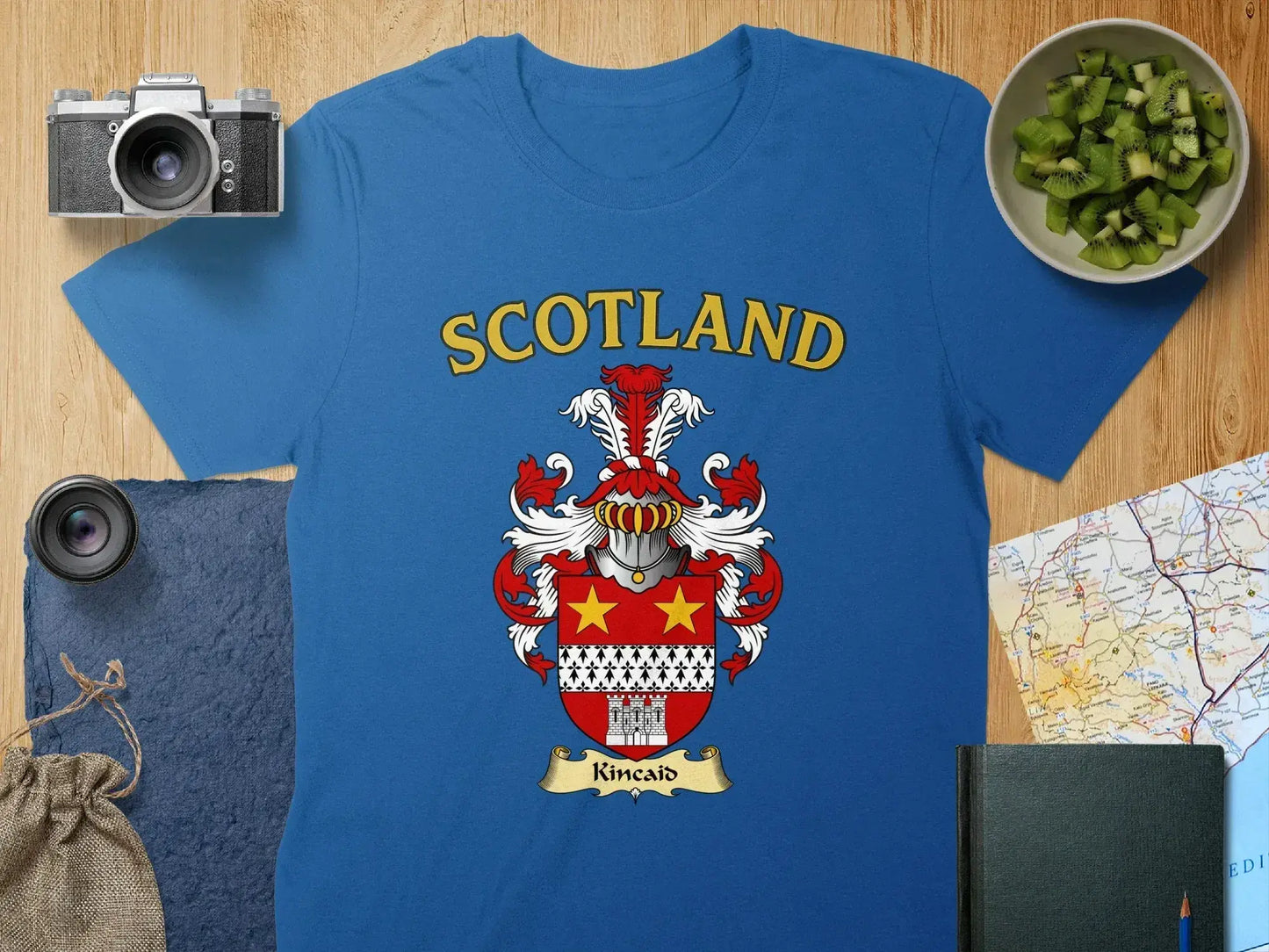 Scotland Kincaid Crest Tee for Proud Heritage Shirt Product