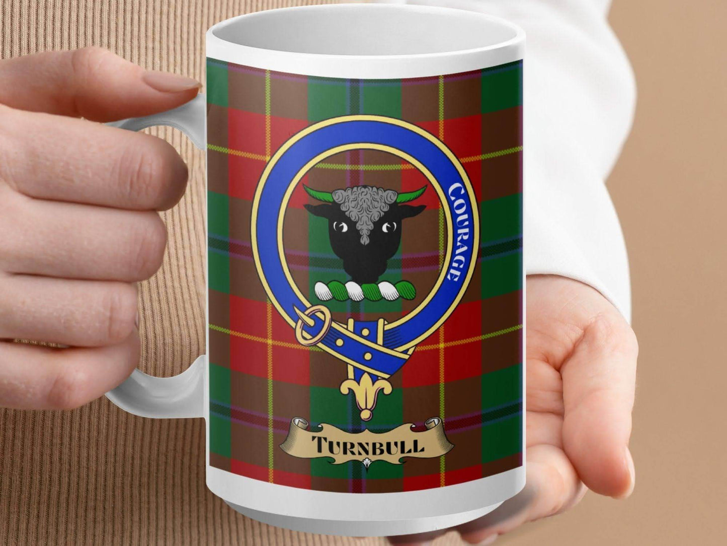 Courage Turnbull Tartan Design Coffee Mug product