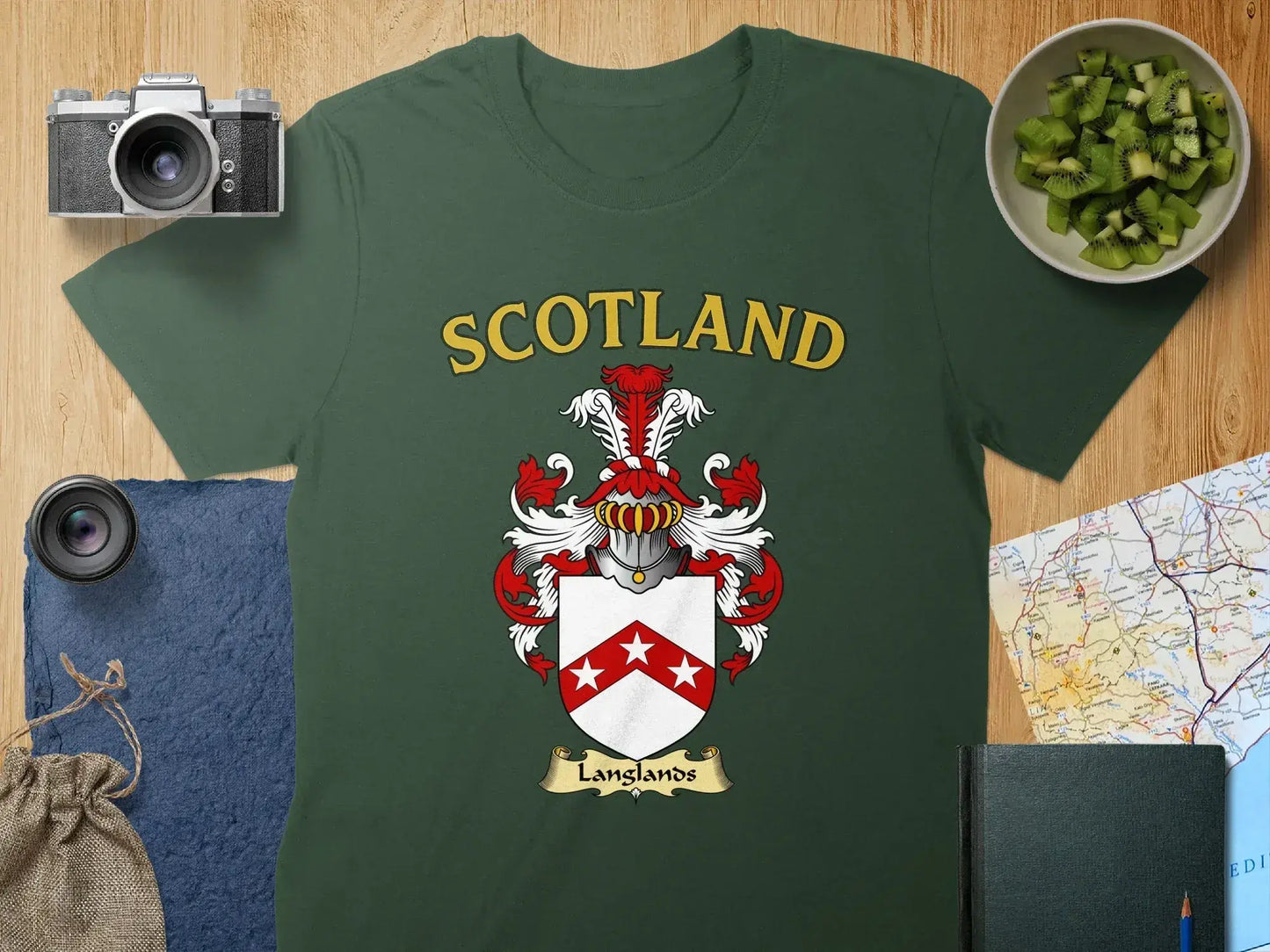 Scotland Langlands Crest Green Short Sleeve product