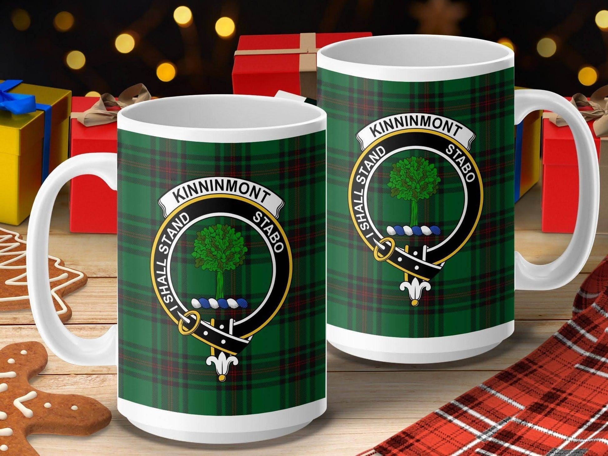 Kinninmont Tartan Plaid Design Coffee Mug product