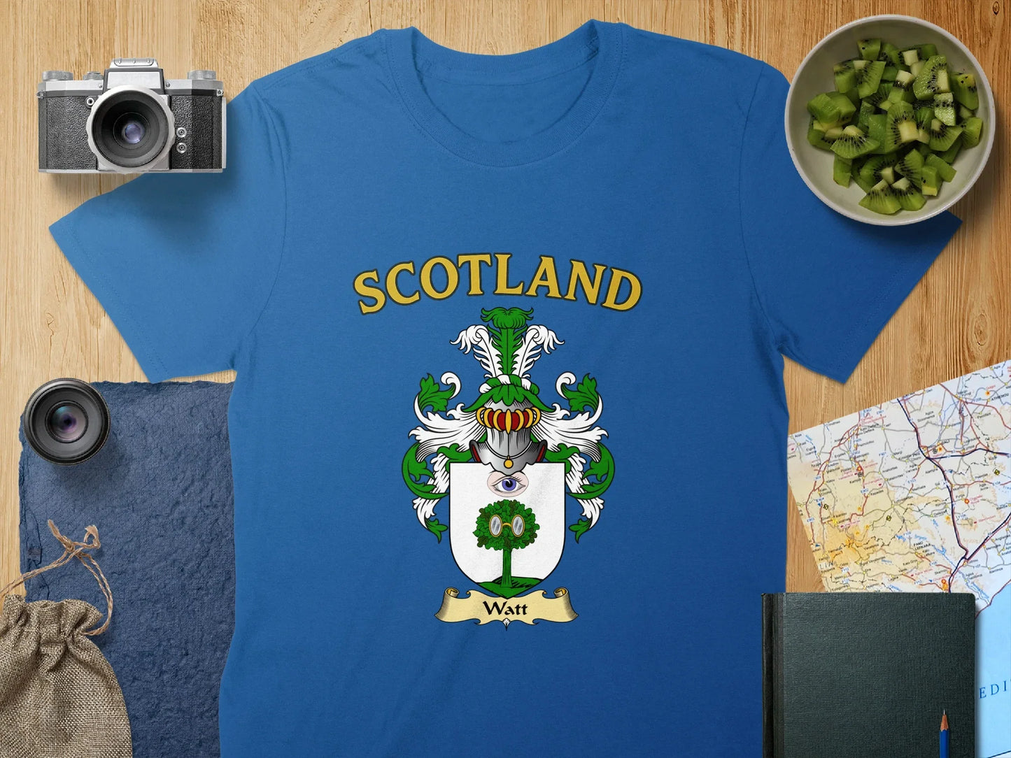 Scotland Watt Family Crest Design T-shirt product