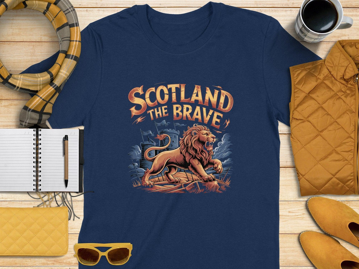 Scotland the Brave Lion Graphic Shirt product