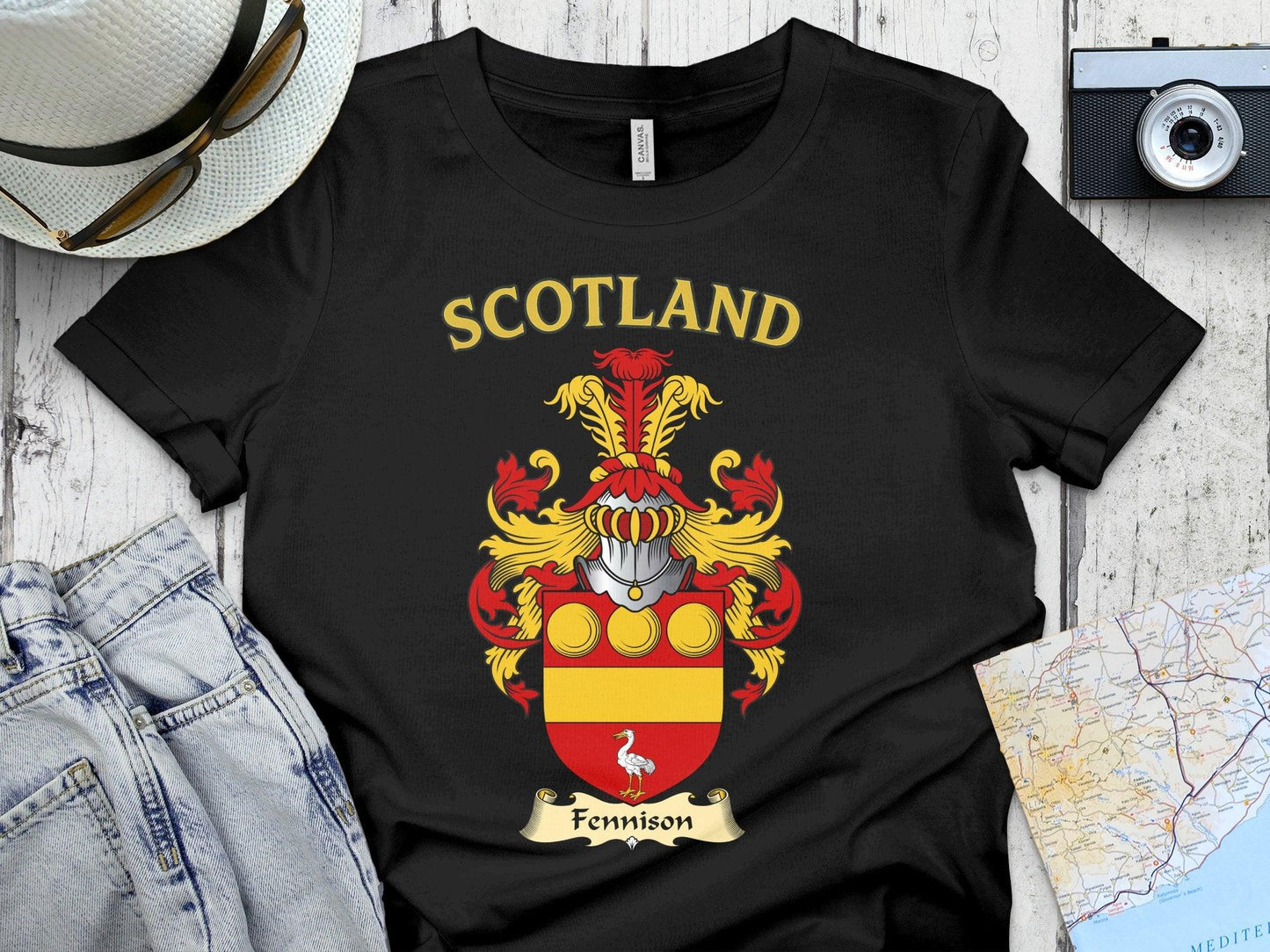Scotland Family Crest Graphic Tee Shirt product