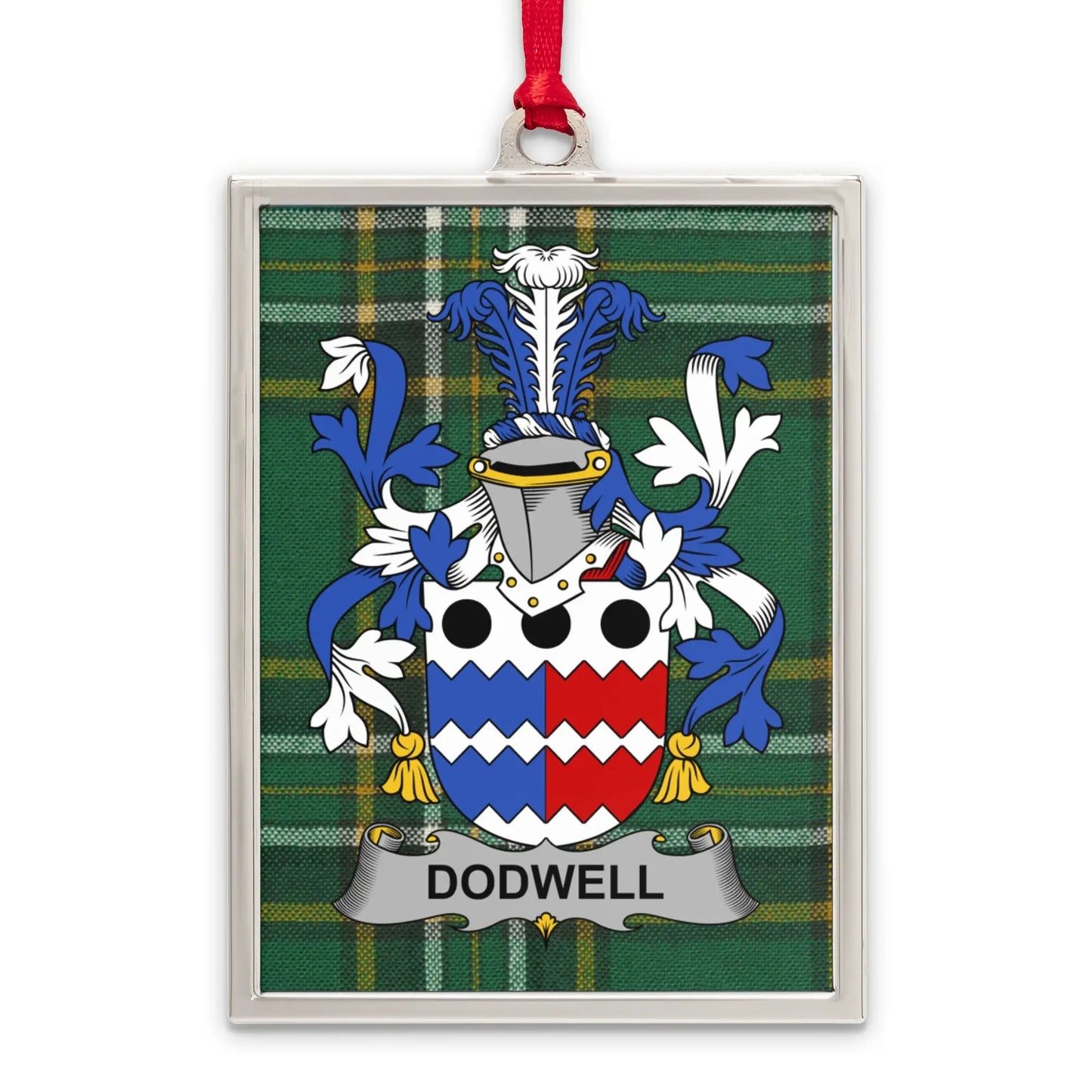 Dodwell Coat of Arms Plaid Personalized Product