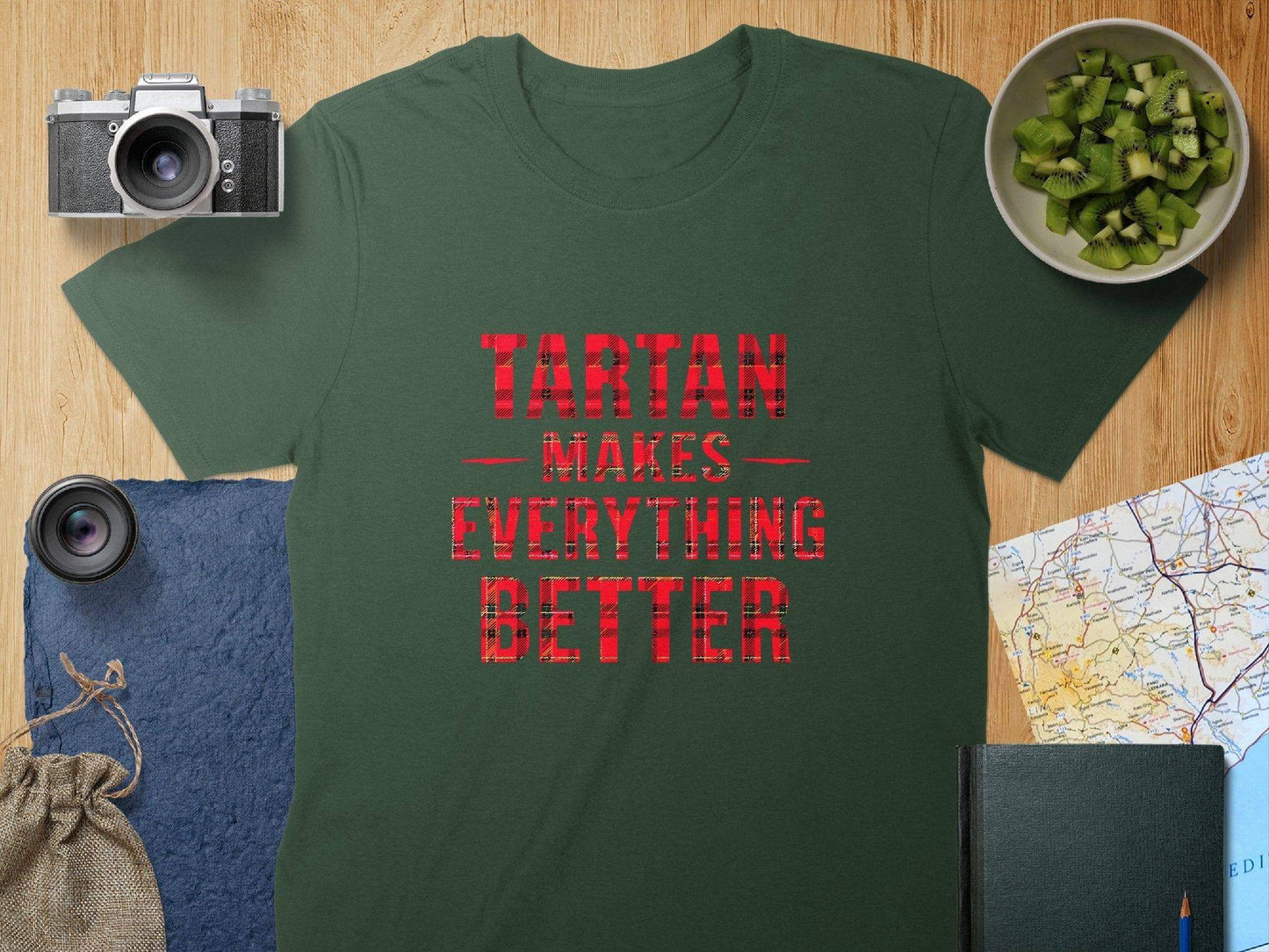 Tartan Makes Everything Better T-shirt Product