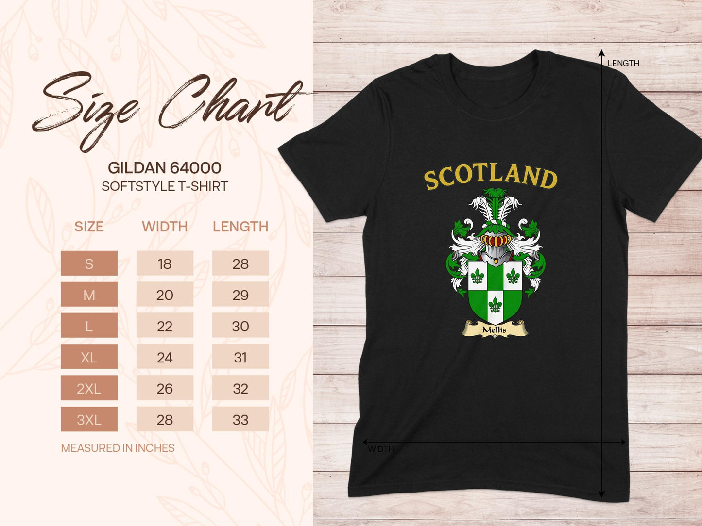 Mellis Clan Family Crest Scotland T-Shirts - Celtic Ancestry Gifts