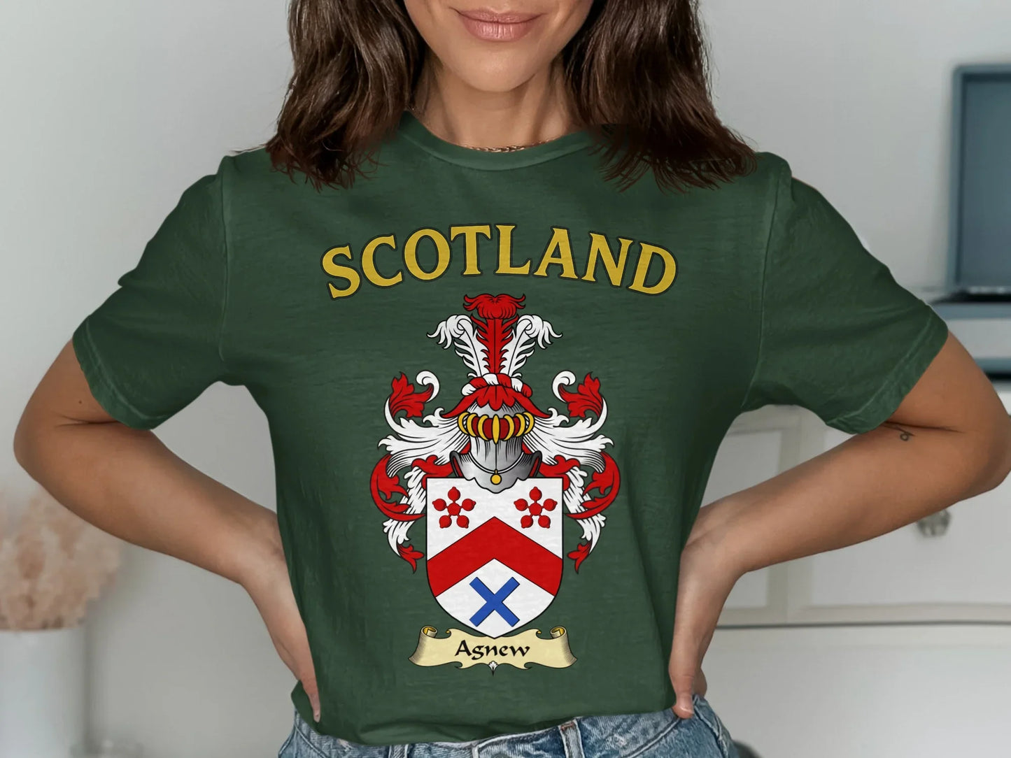 Scotland Agnew Family Crest Graphic Tee product