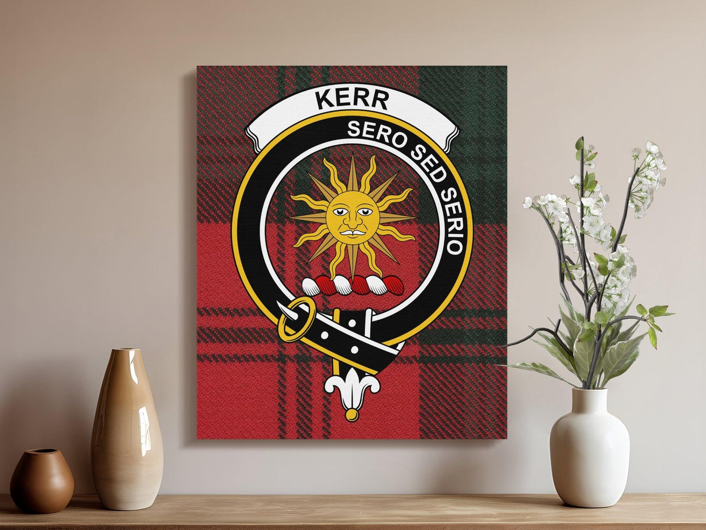 Kerr Sero Sed Serio Crest Art on Wall product
