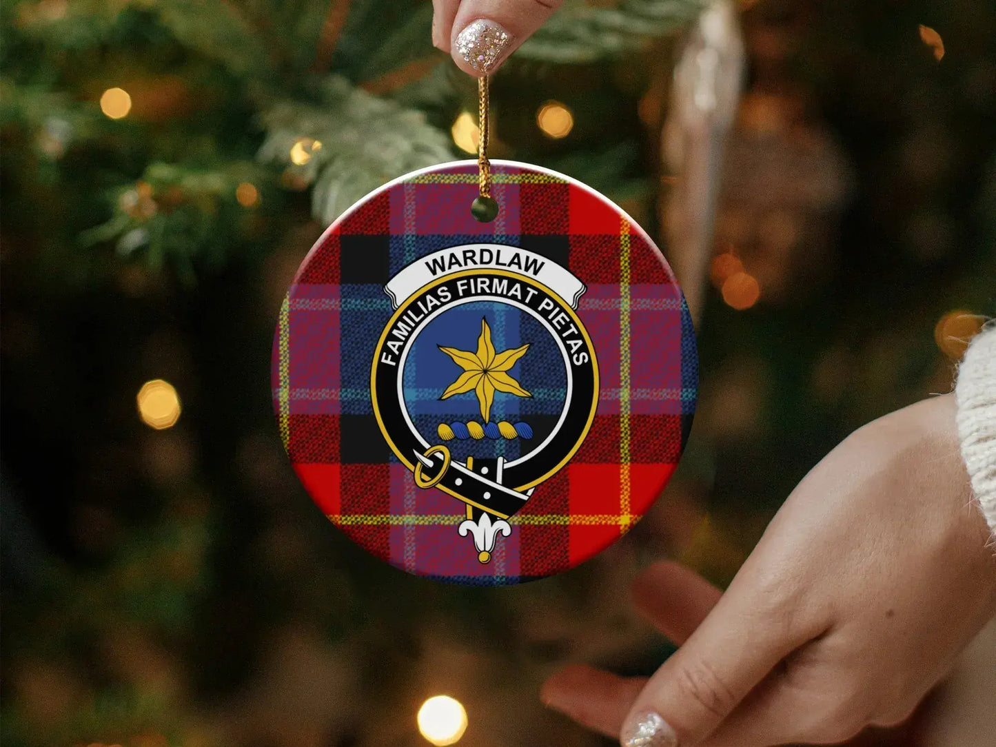 Wardlaw Familias Firmat Pietas Custom Ornament product