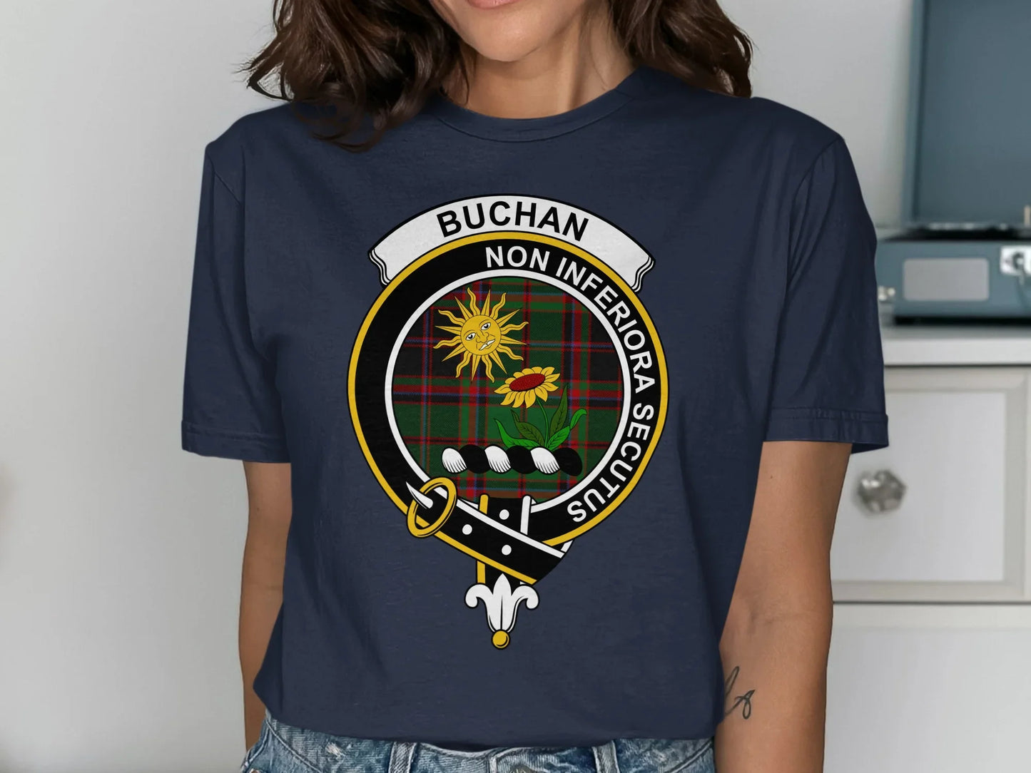 Buchan Non Inferiora Secundis Emblem T-shirt product