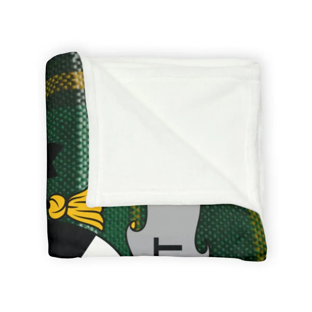 Cozy Green and White Feels like Home Blanket product type