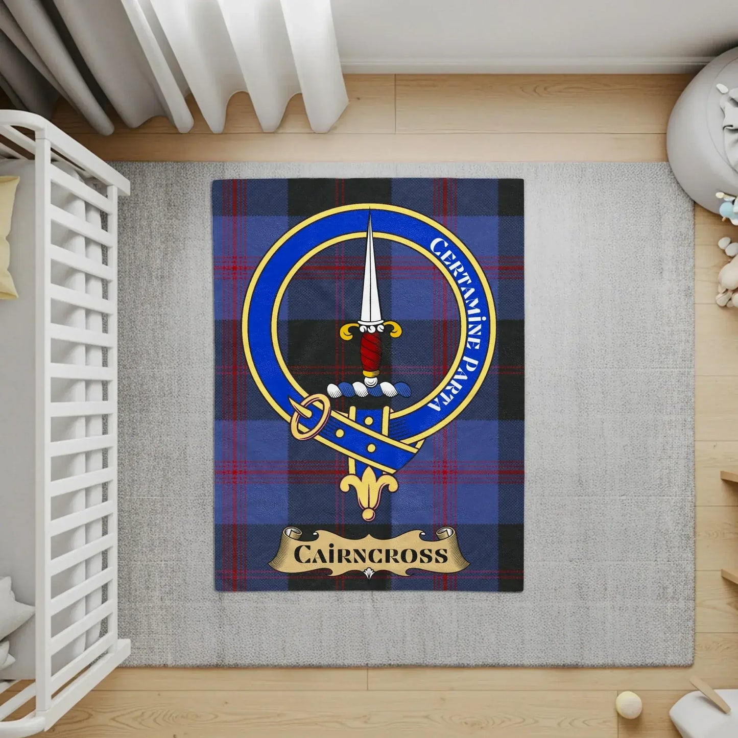 Cairncross Family Crest Design Area Rug Product