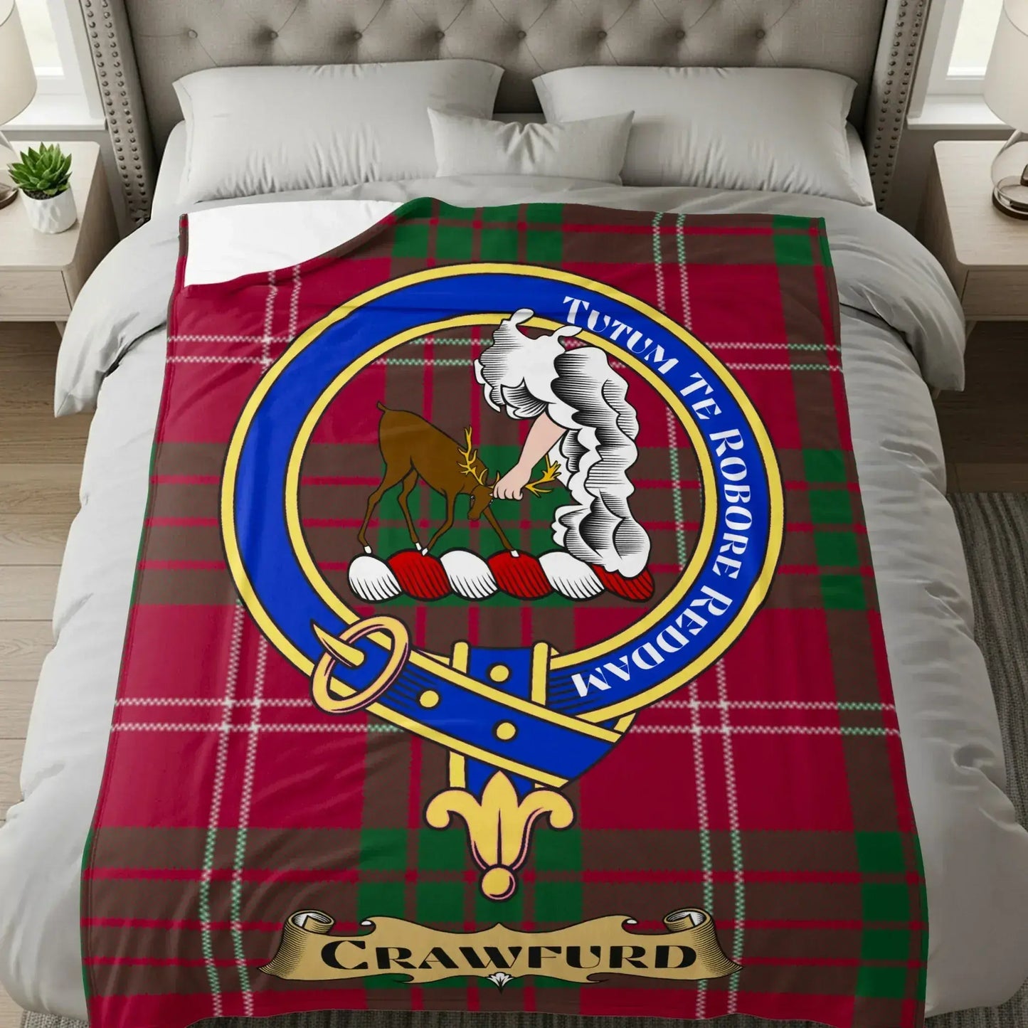 Personalized Tatton Tartan Plaid Blanket product