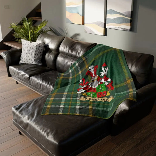 Family Crest Tartan Blanket with Naughten product type