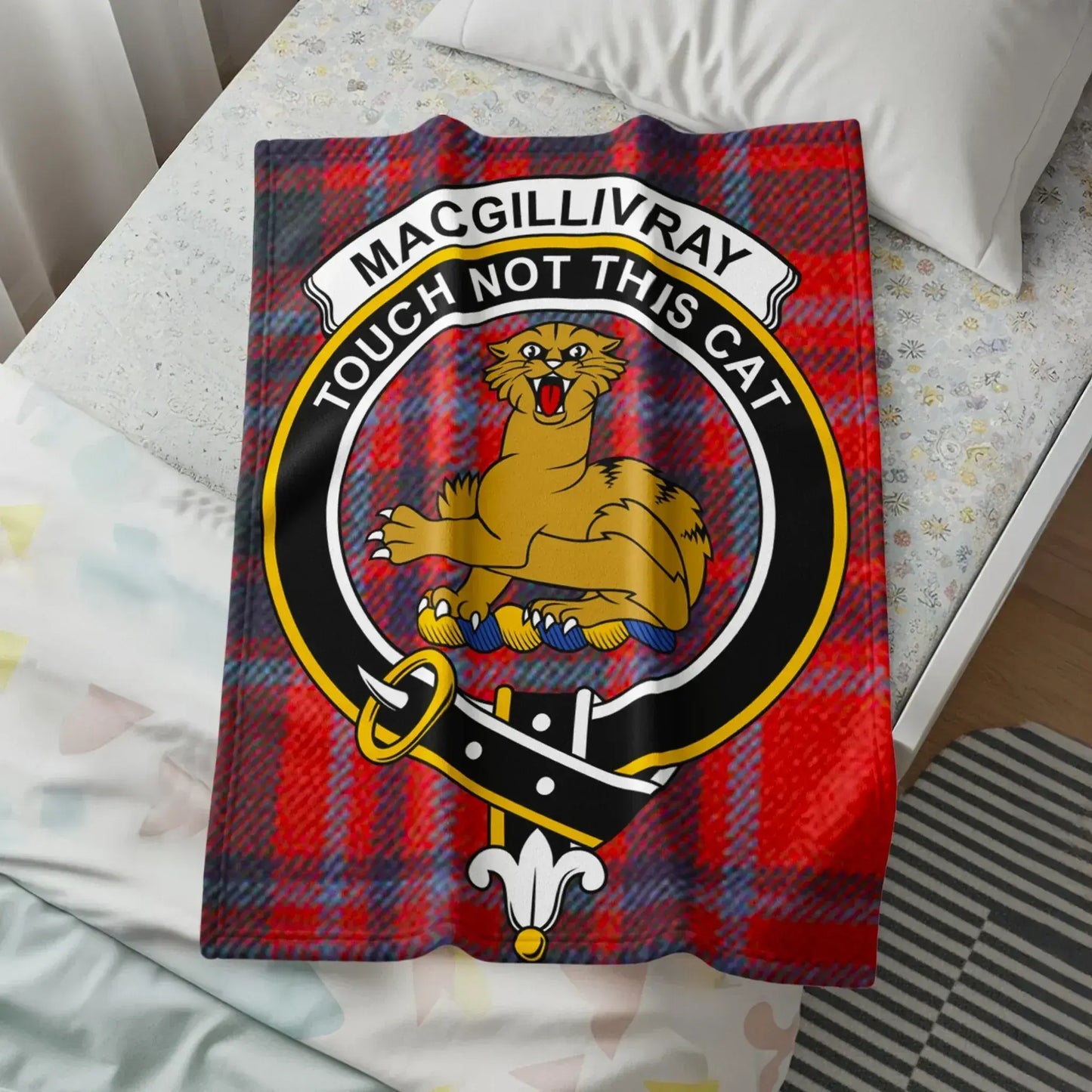 Highland Clan Tartan Blanket Unique Gift Product