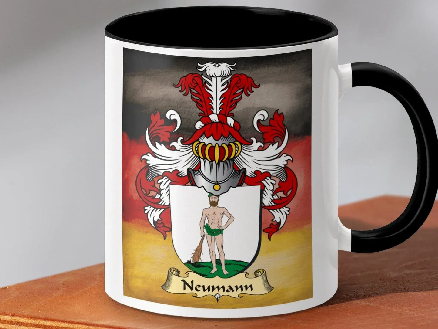 Neumann Family Crest Mug Colorful Beverage Product