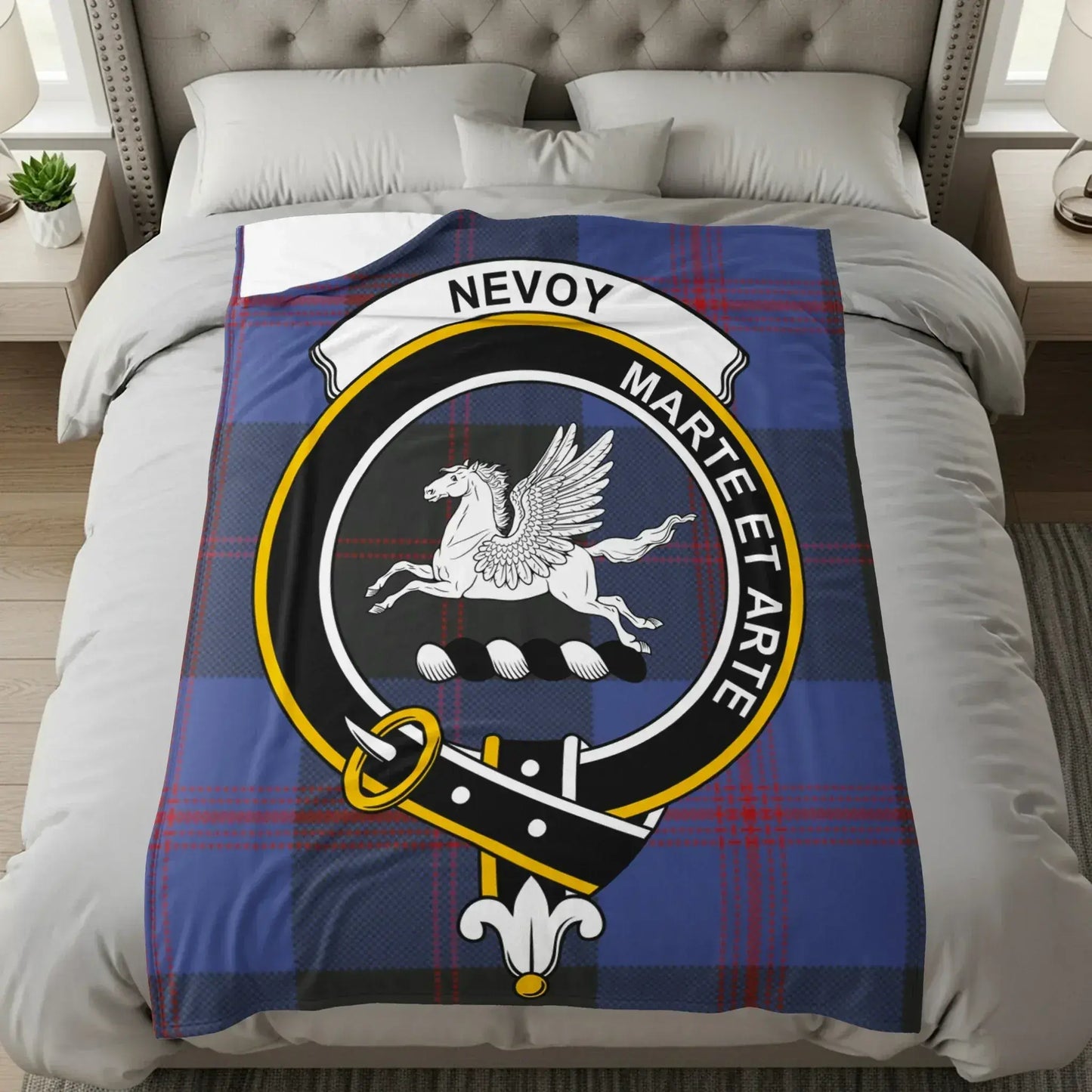 Nevoy Marte et Arte Crest Fleece Blanket product