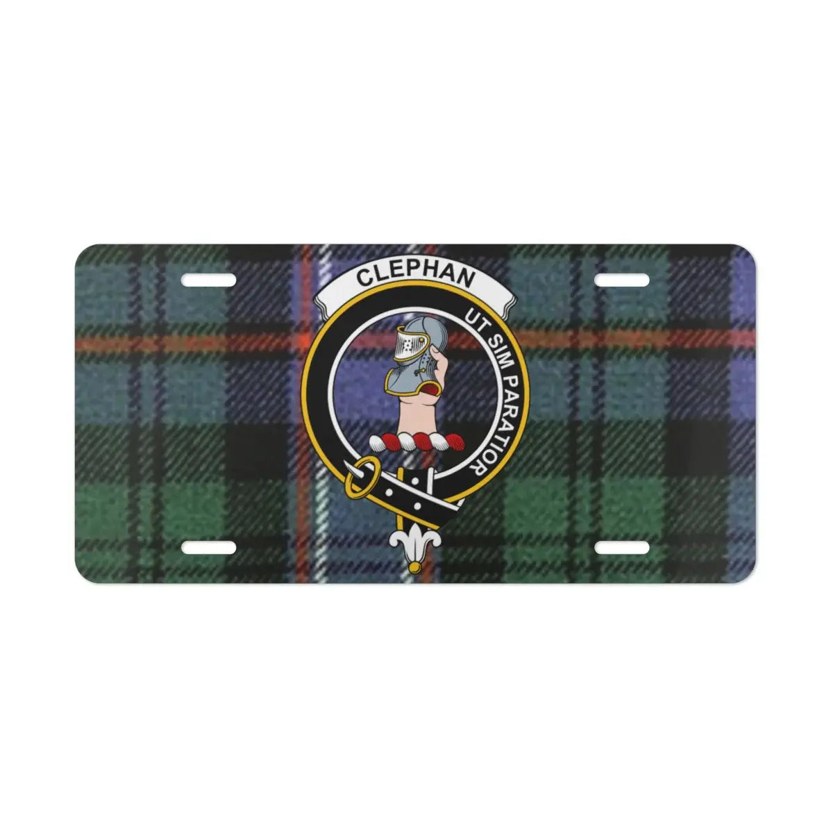 Clephan Uti Sem Paratur Design License Plate product