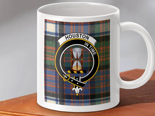 Houston In Time Tartan Plaid Design Coffee Mug product
