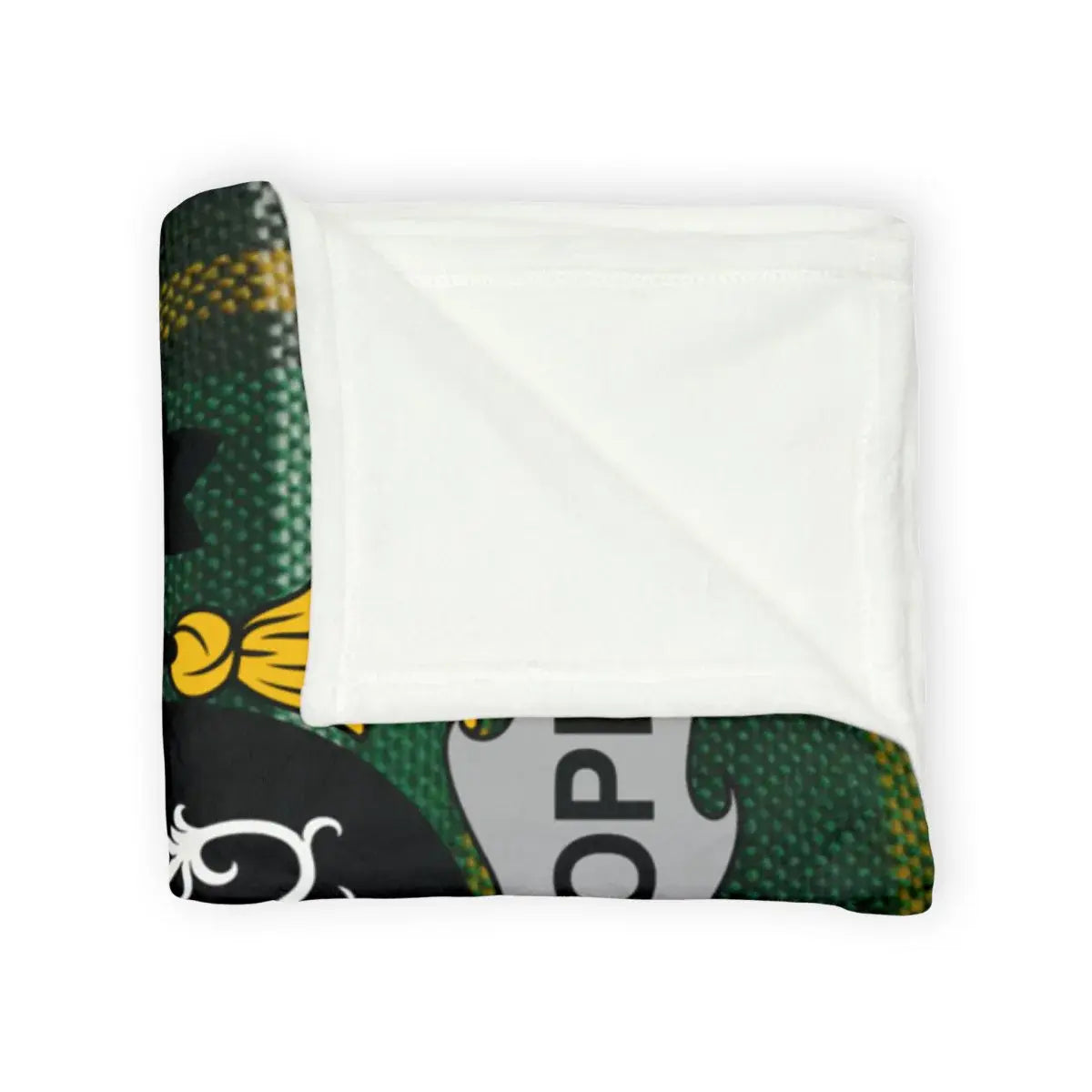 Cozy Hufflepuff Emblem Throw Blanket product