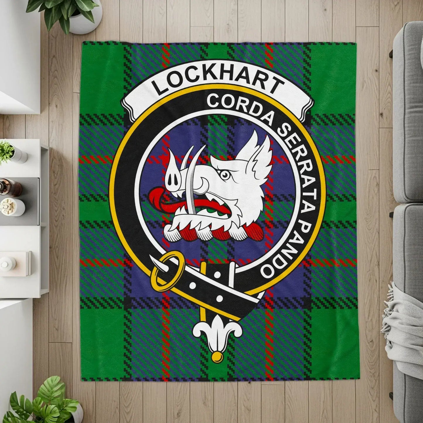 Lockhart Corda Serrata Pando Tartan Blanket product type