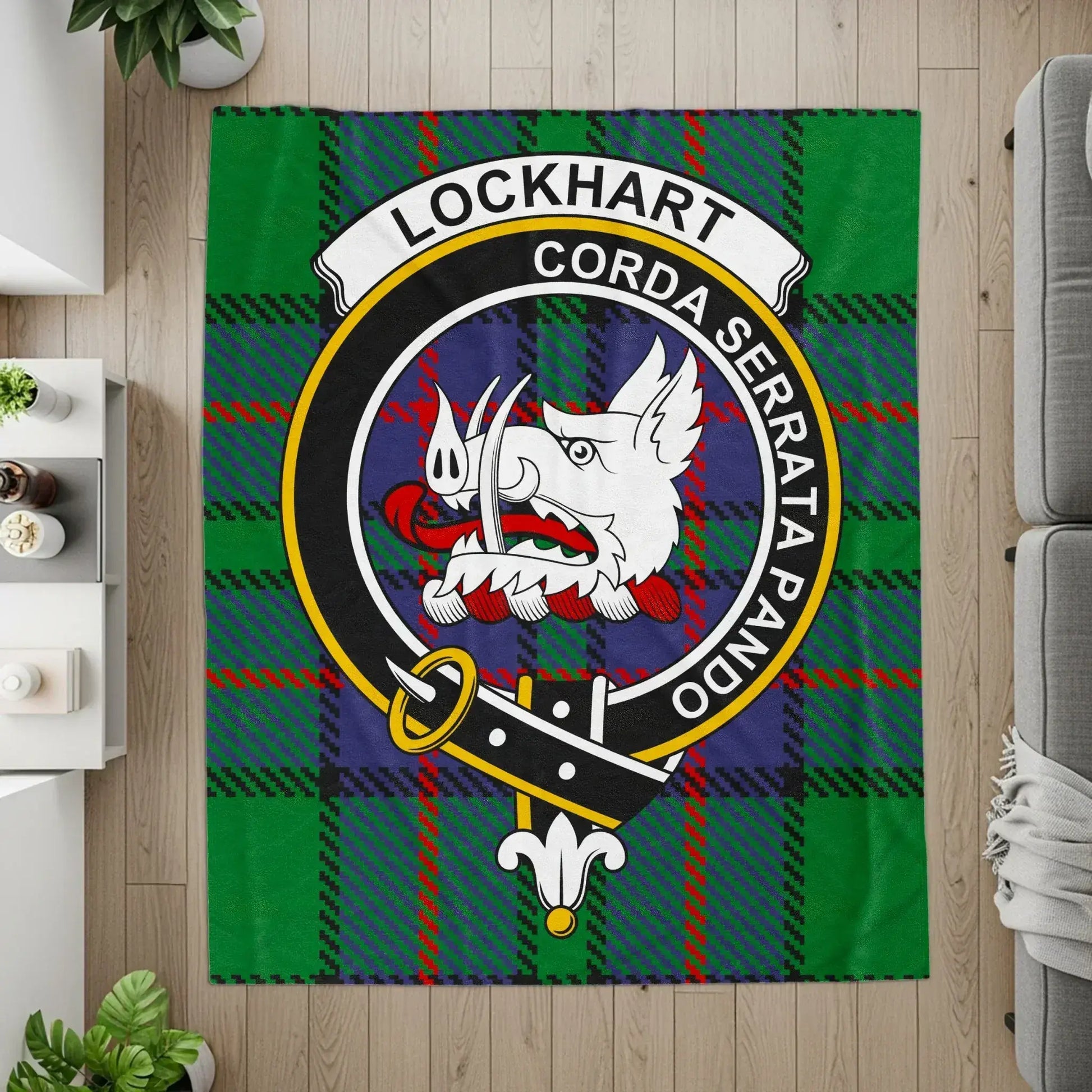 Lockhart Corda Serrata Pando Tartan Blanket product type