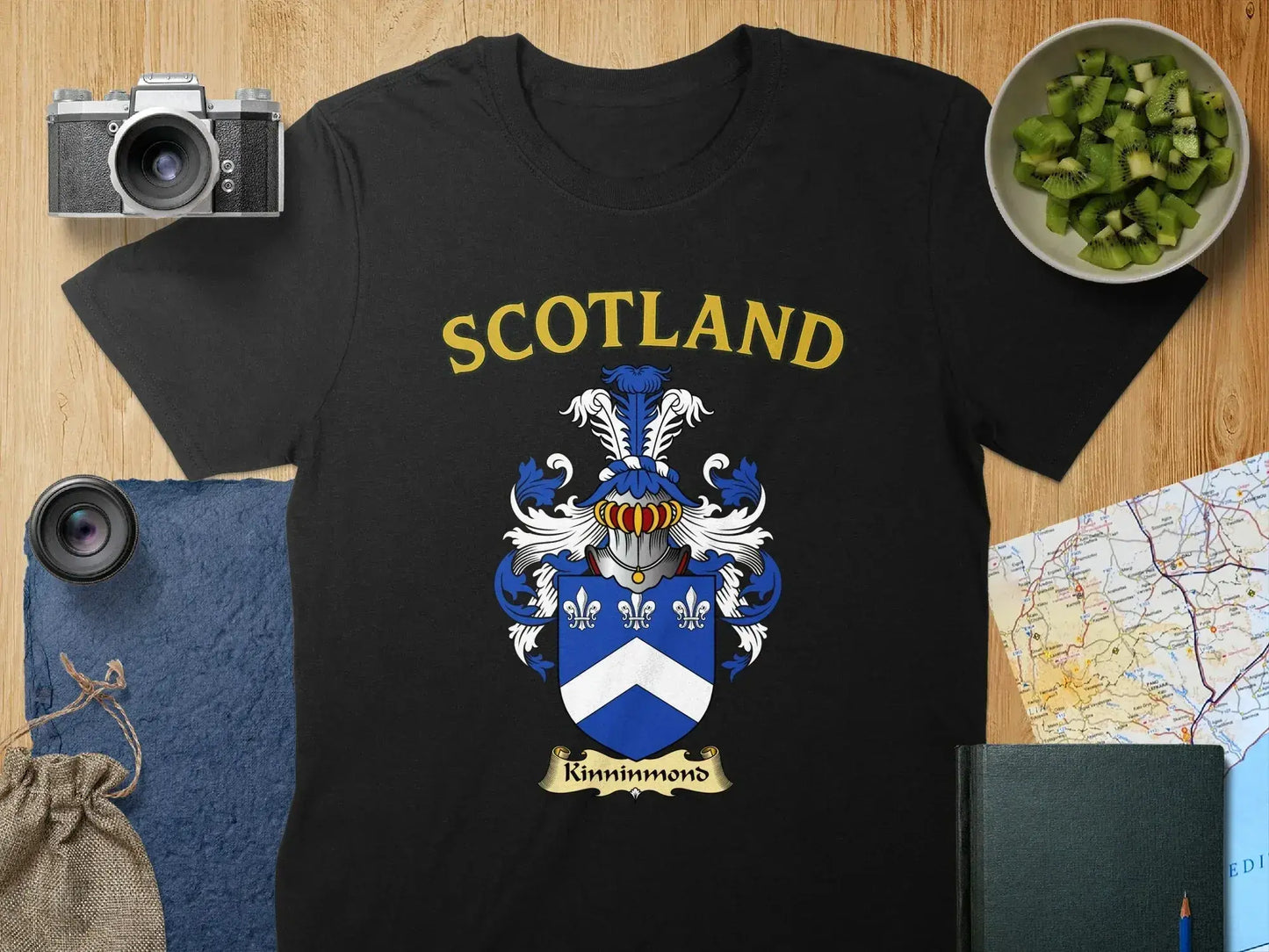 Scotland Kinnimond Family Crest Design T-shirt product