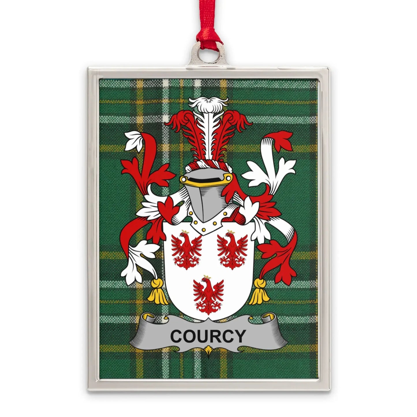 Courcy Crest Plaid Background Hanging Decor product type