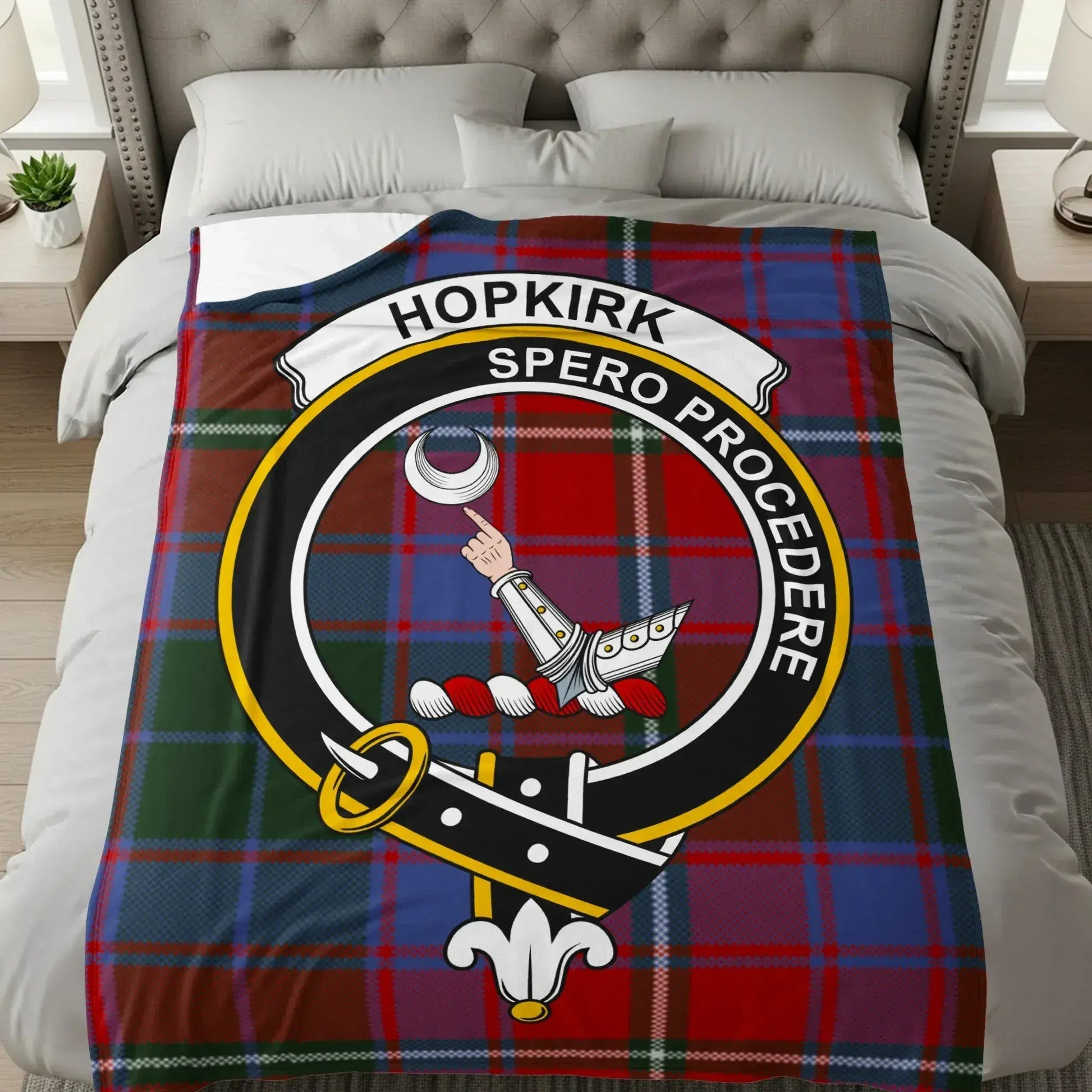 Hopkirk Spero Procedere Tartan Throw Blanket product