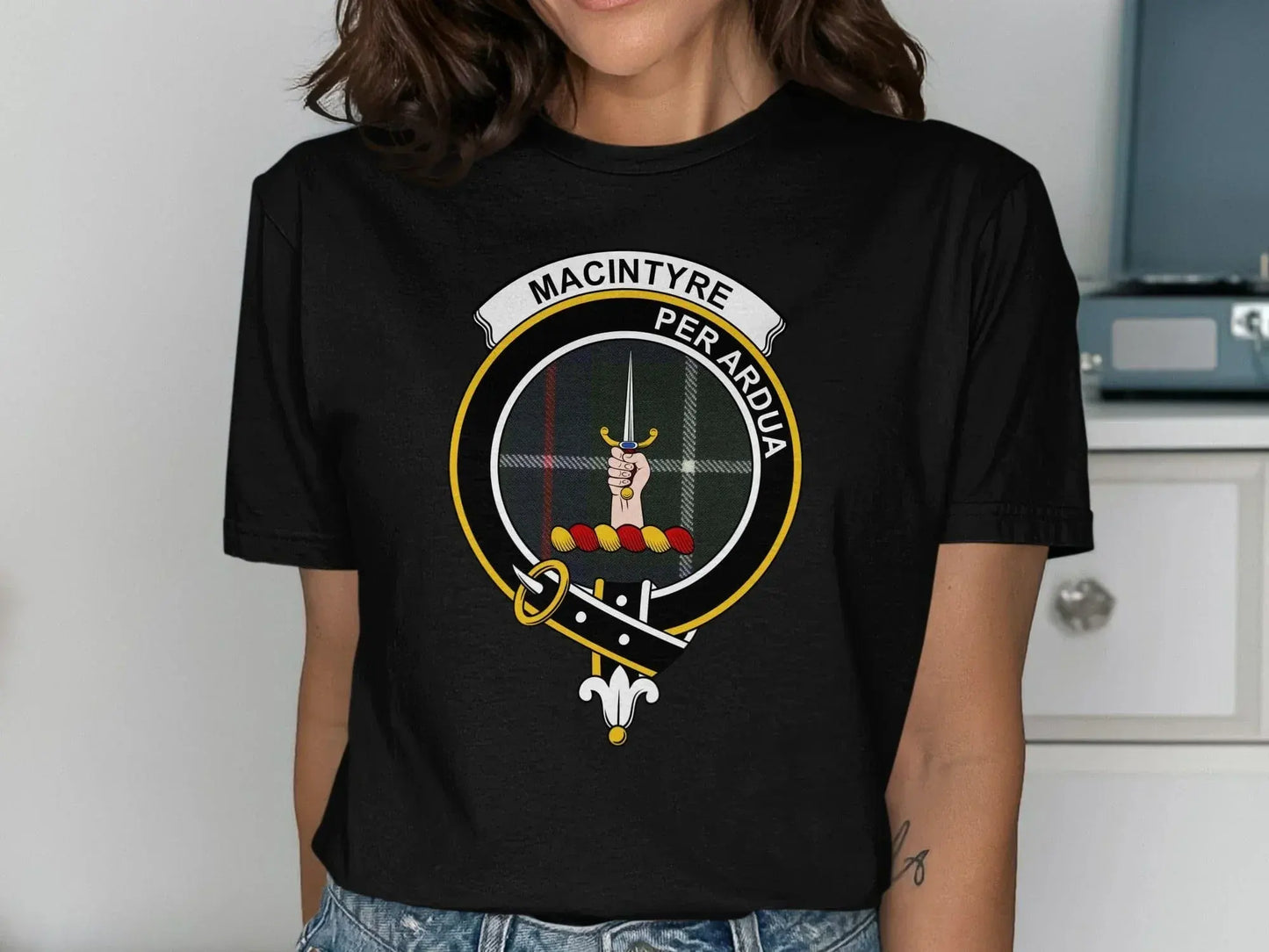 McIntyre Per Ardua Crest Emblem Shirt Product