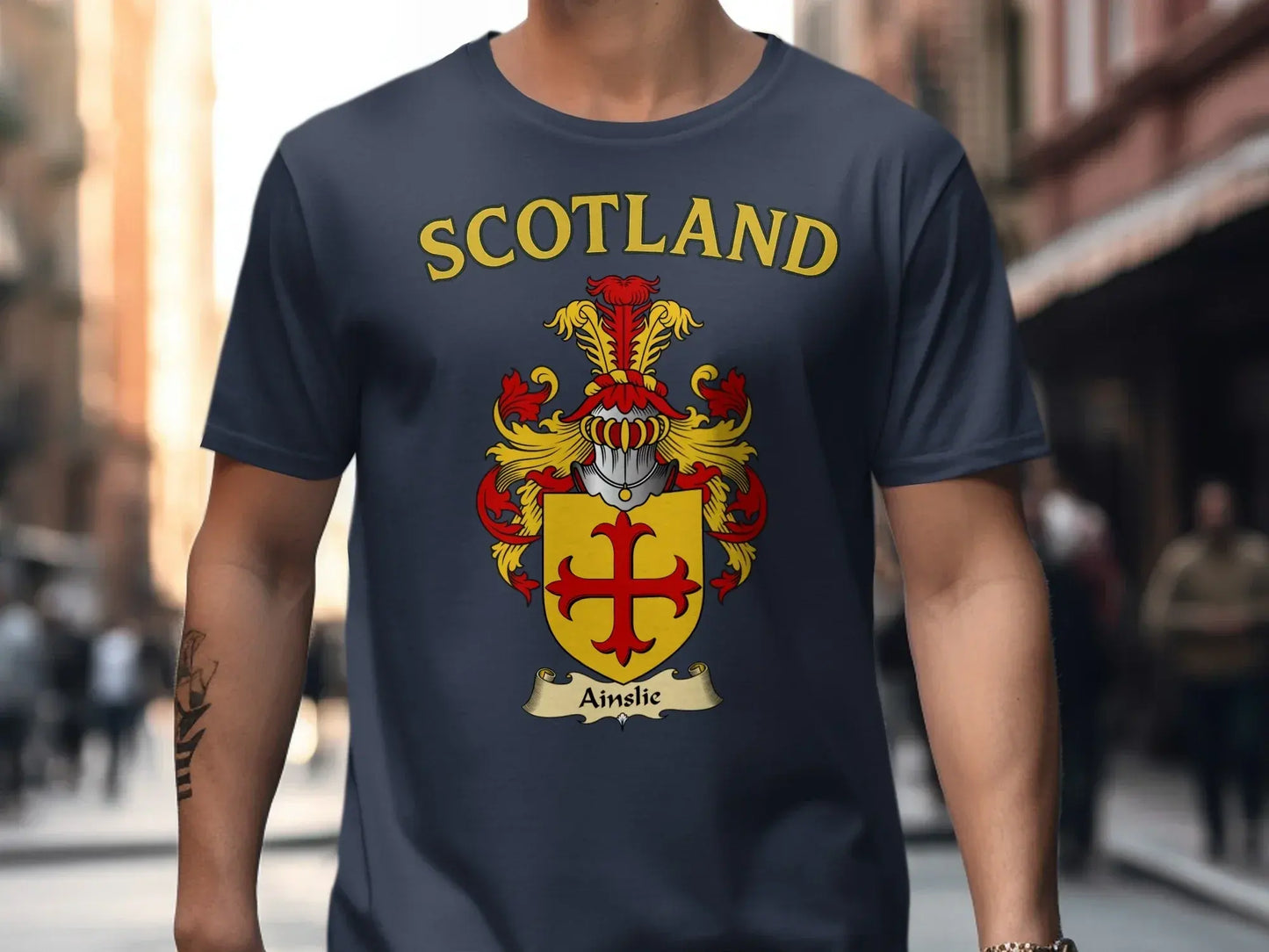 Scotland Ainslie Family Crest T-shirt product type