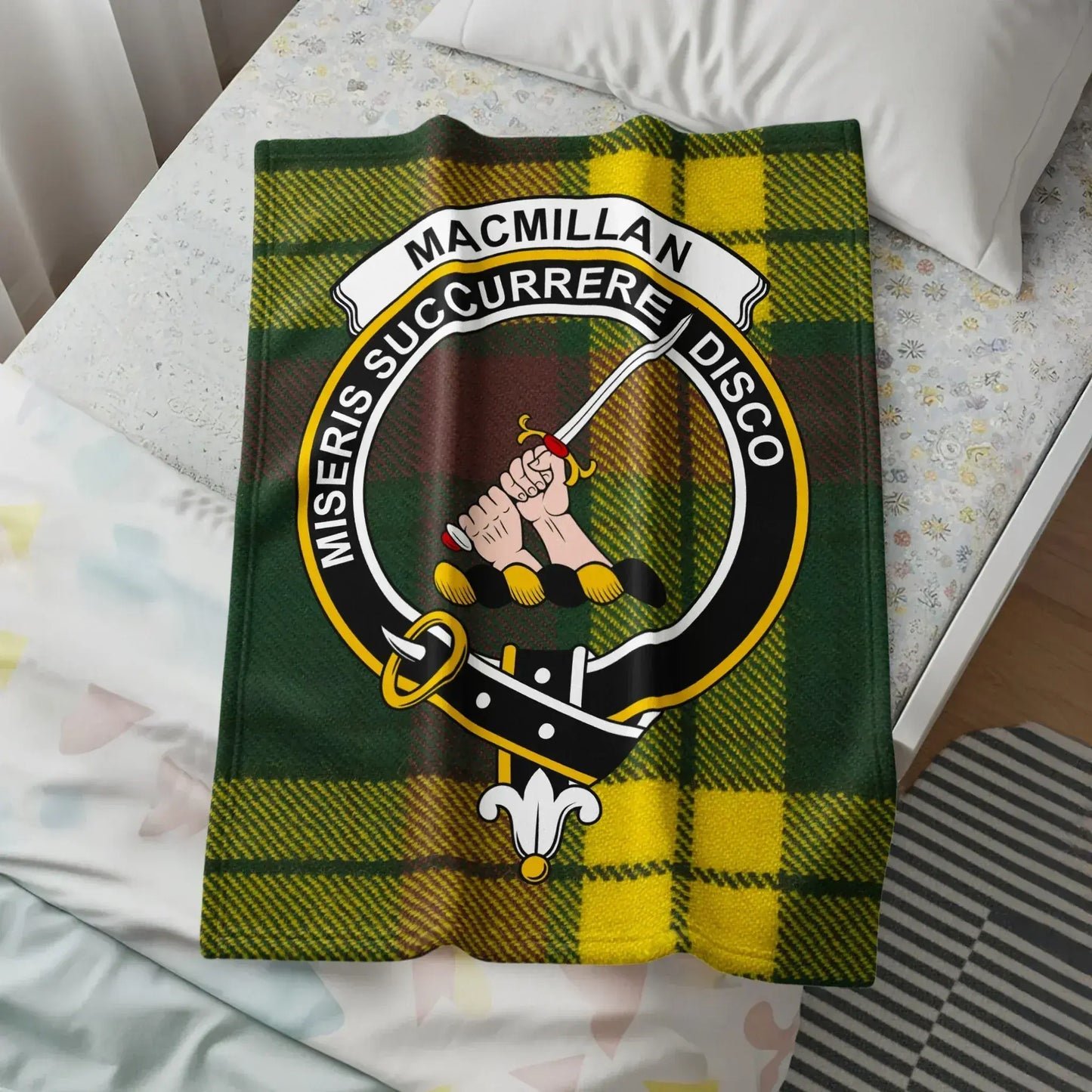 Macmillan Miseris Succurrere Disco Tartan Blanket product