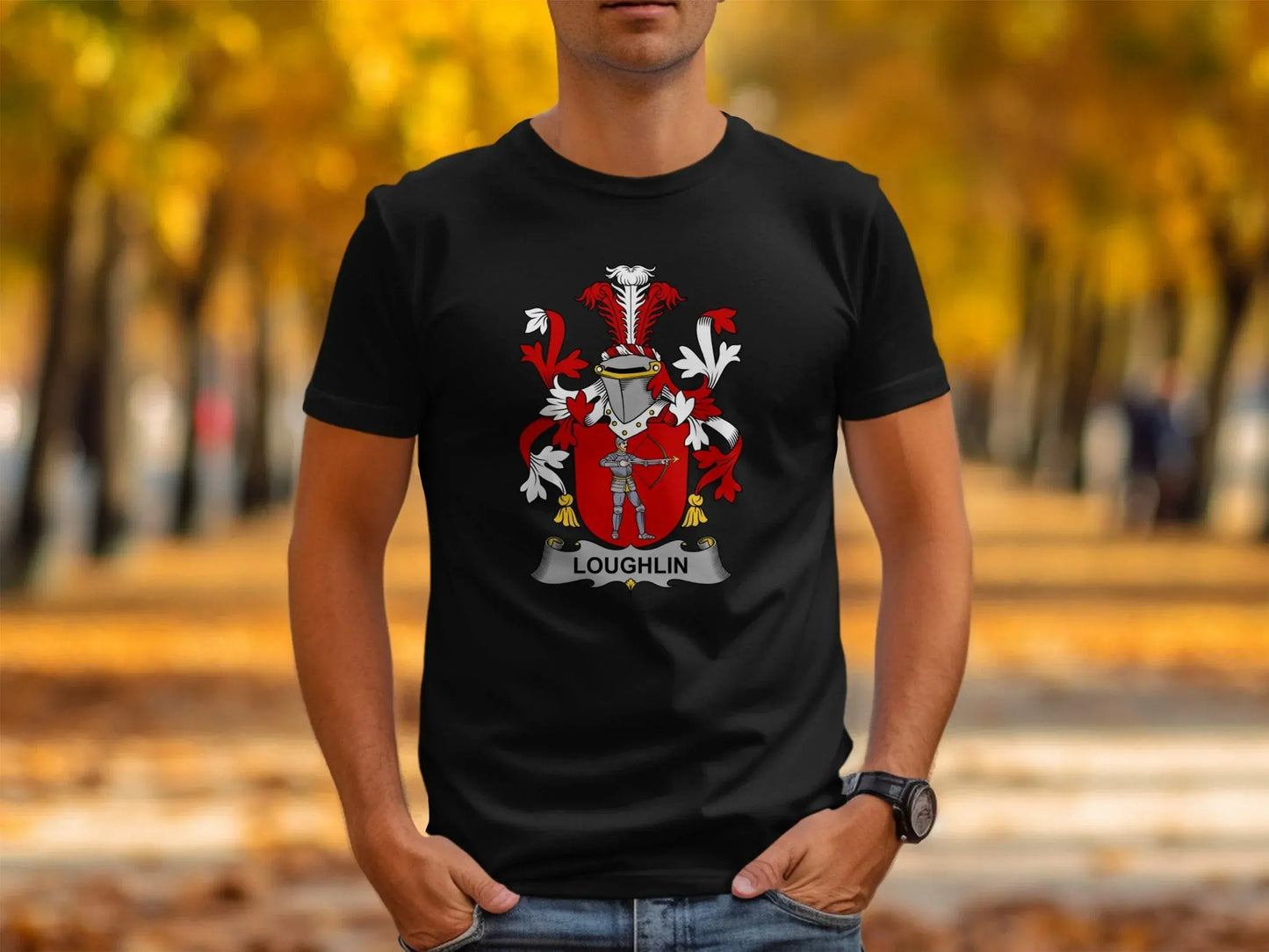 Loughlin Coat of Arms Crest Family Heritage product type