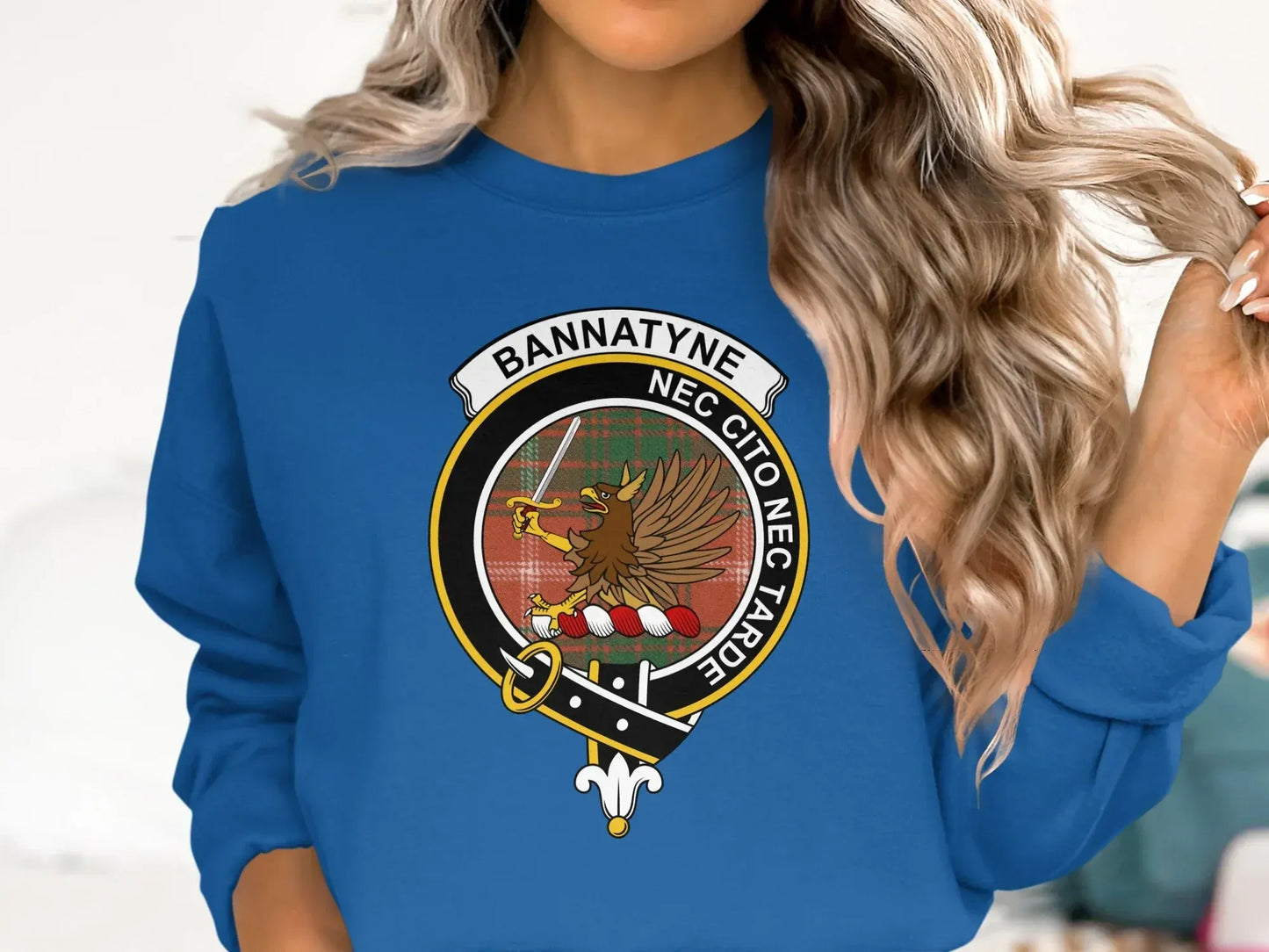 Bannatyne Nec Cito Nec Tarde Clan Crest Sweatshirt Product