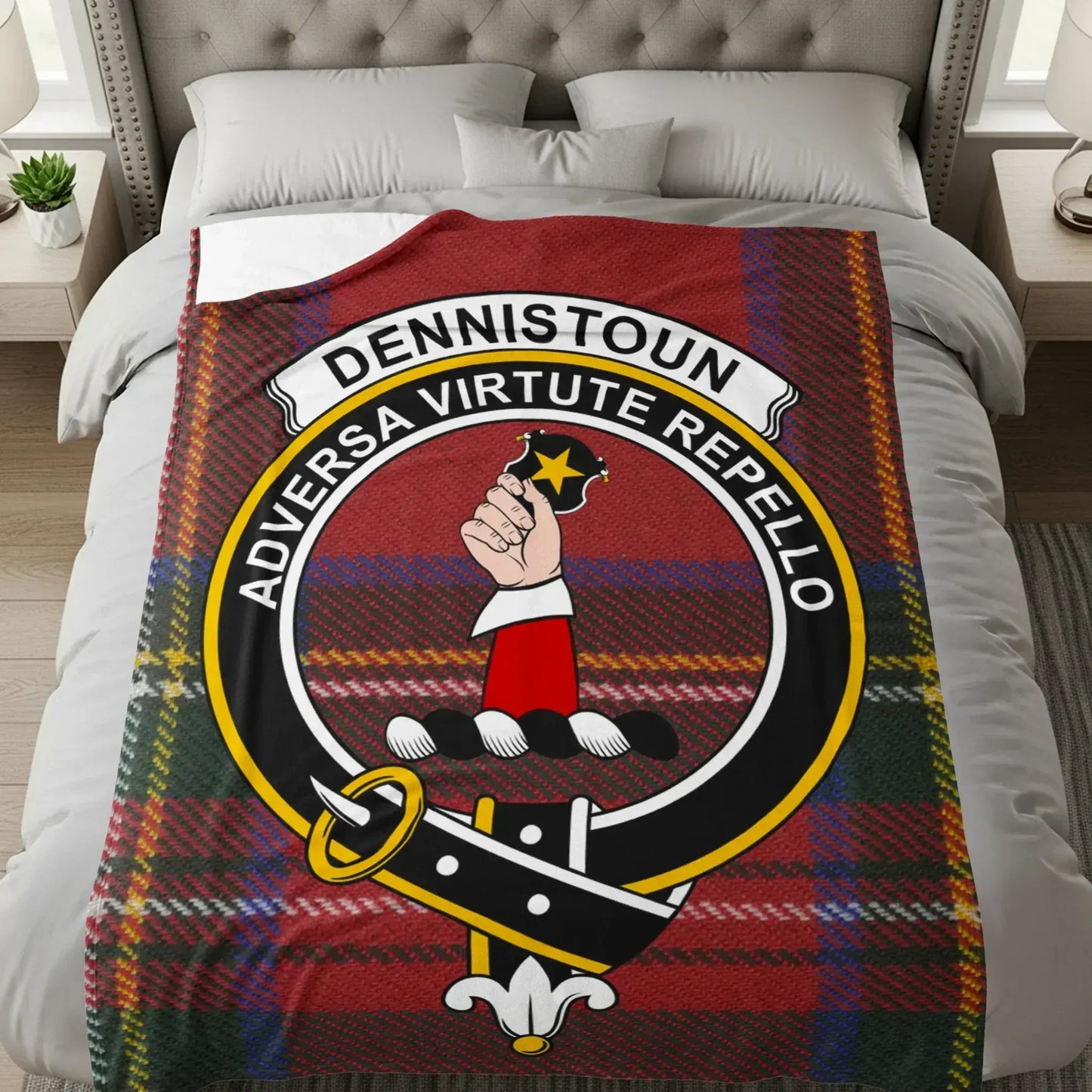 Dennistoun Adversa Virtute Repello Blanket product