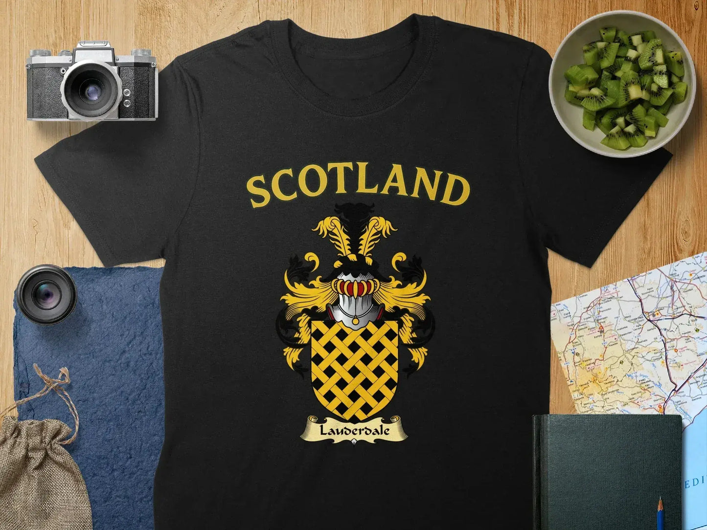 Scotland Lauderdale Crest design T-shirt product type