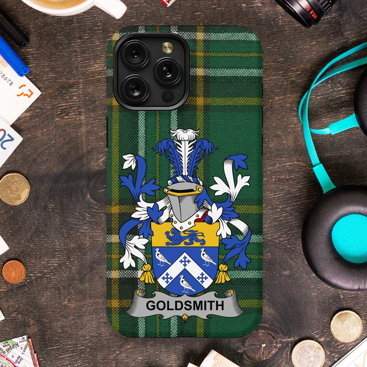 Customizable Goldsmith Crest Protective Phone Case product