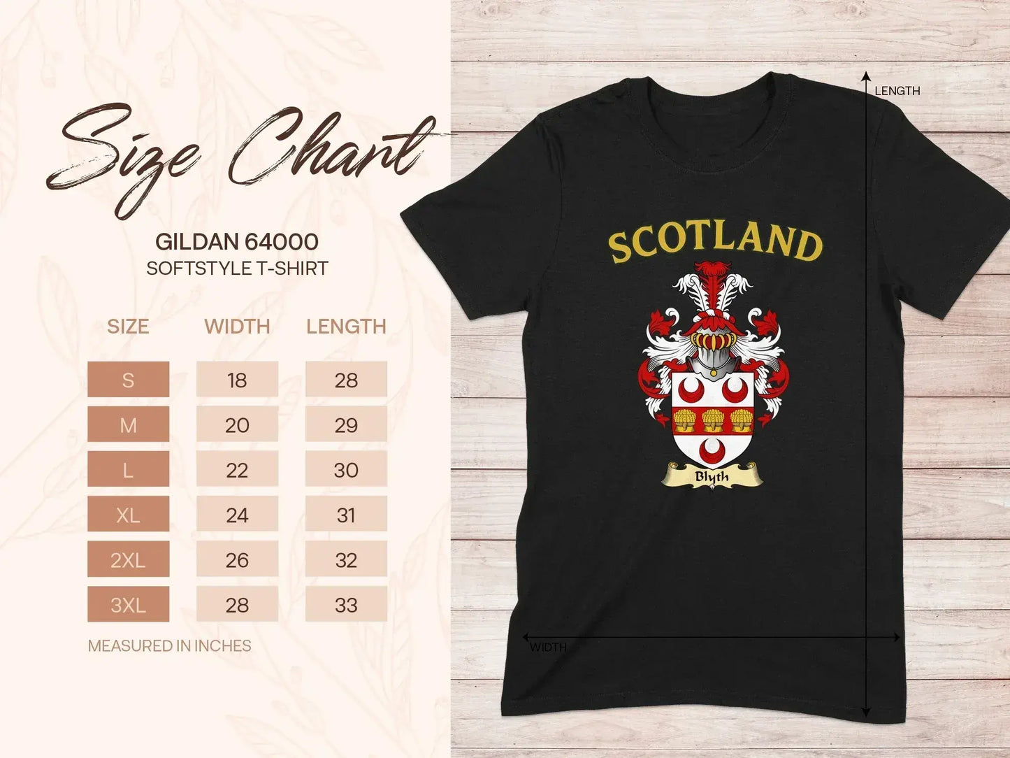 Scotland Blight Family Crest Softstyle T-shirt product type