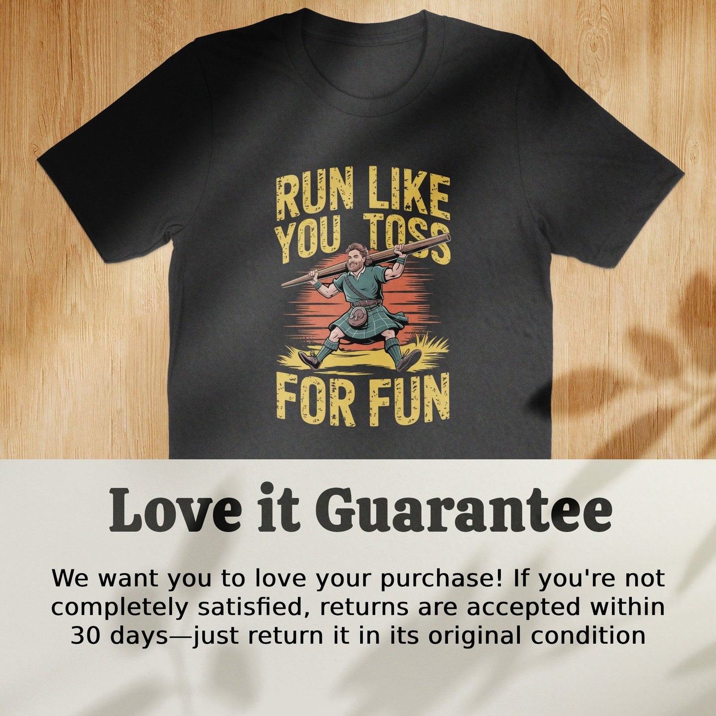 Run Like You Toss For Fun Graphic T-shirt product