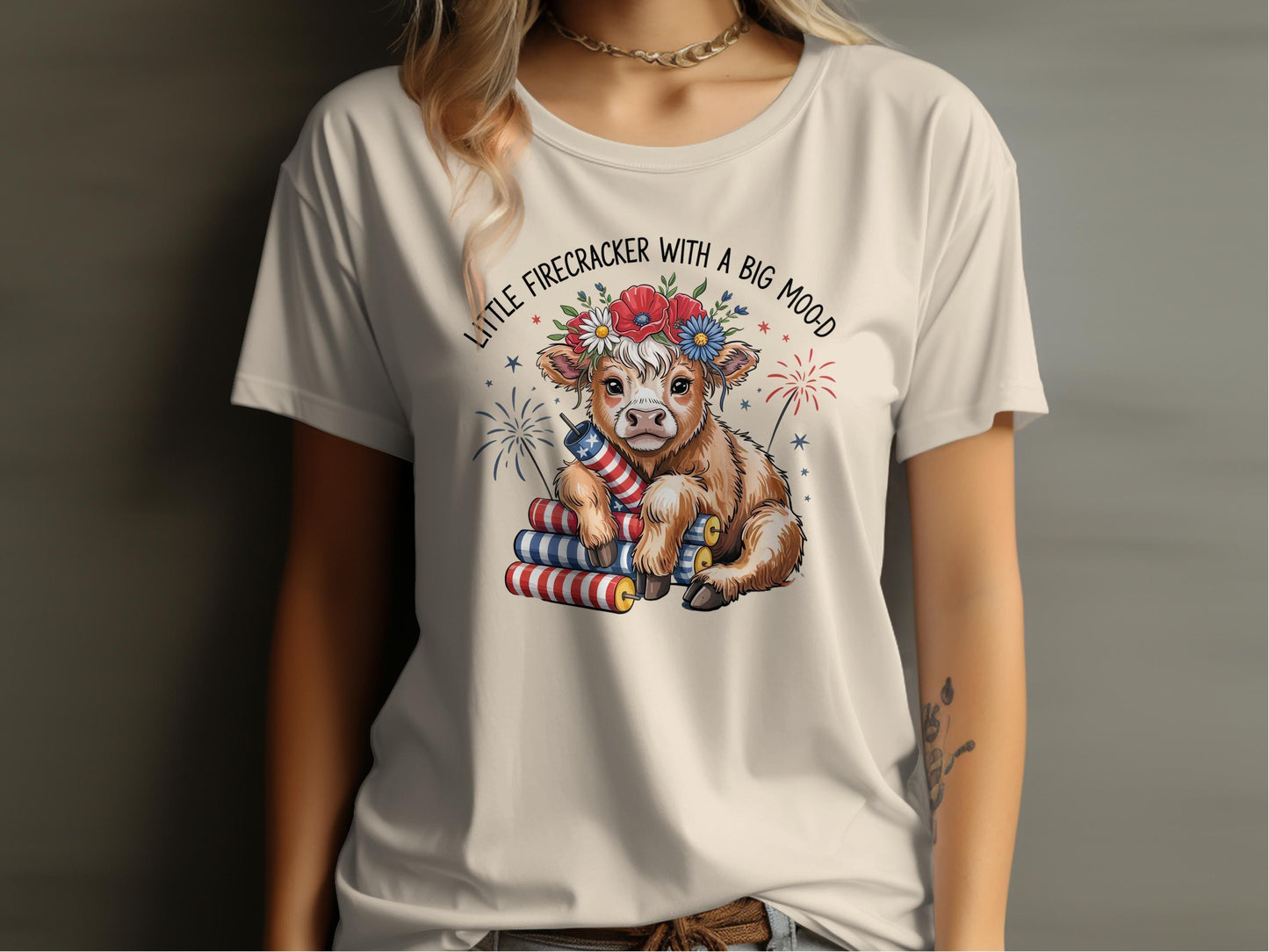 Little Firecracker with a Big Mood T-shirt product