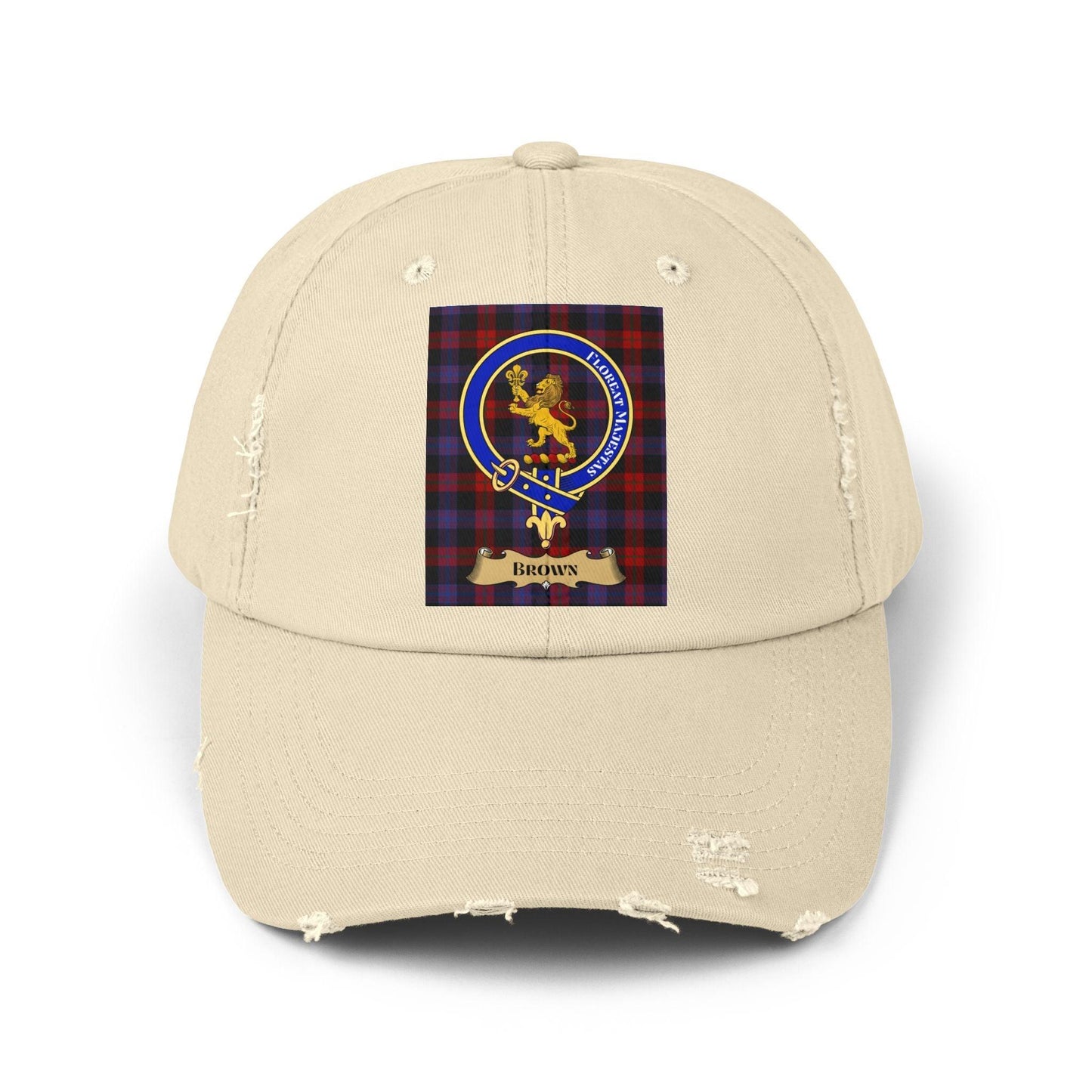 Browns Clan Crest Scottish Baseball Cap - Celtic Ancestry Gifts