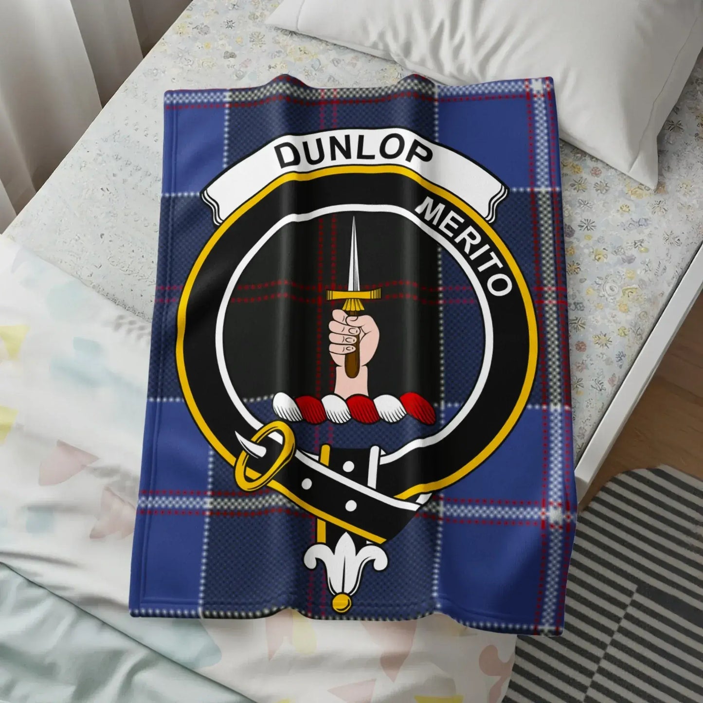 Dunlop Merito Tartan Design Blanket product type
