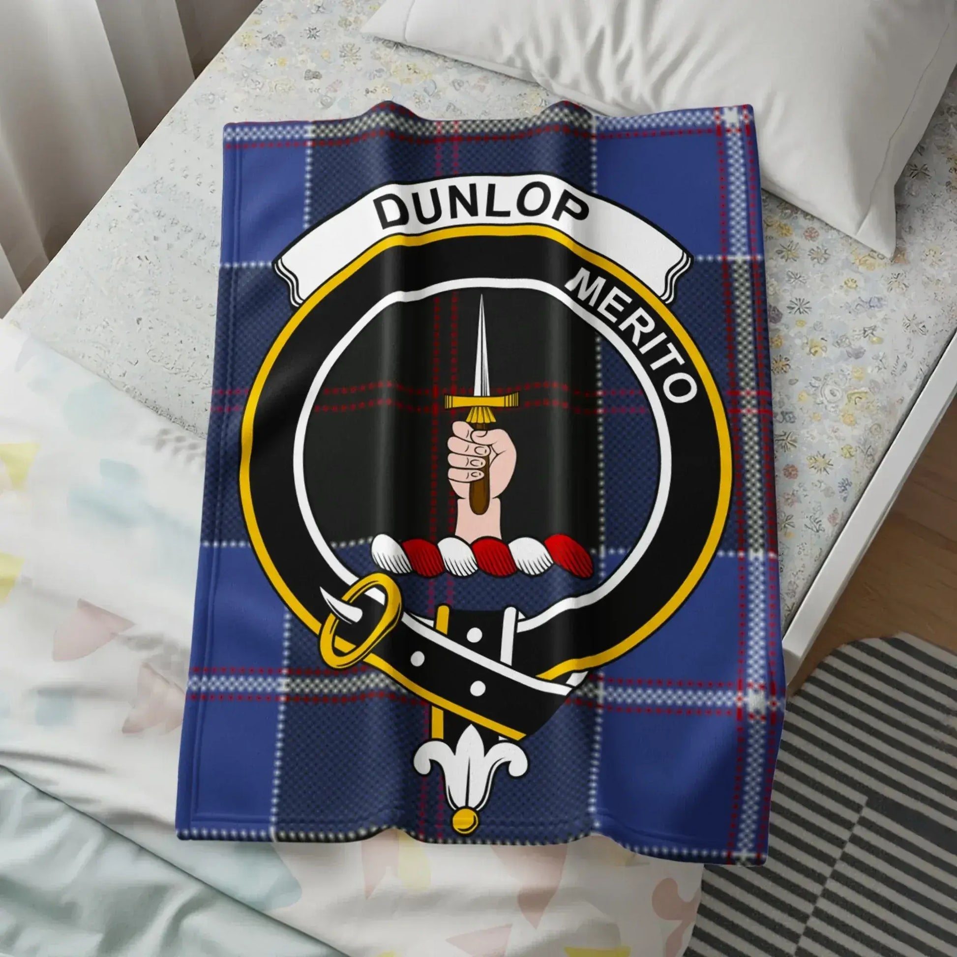 Dunlop Merito Tartan Design Blanket product type