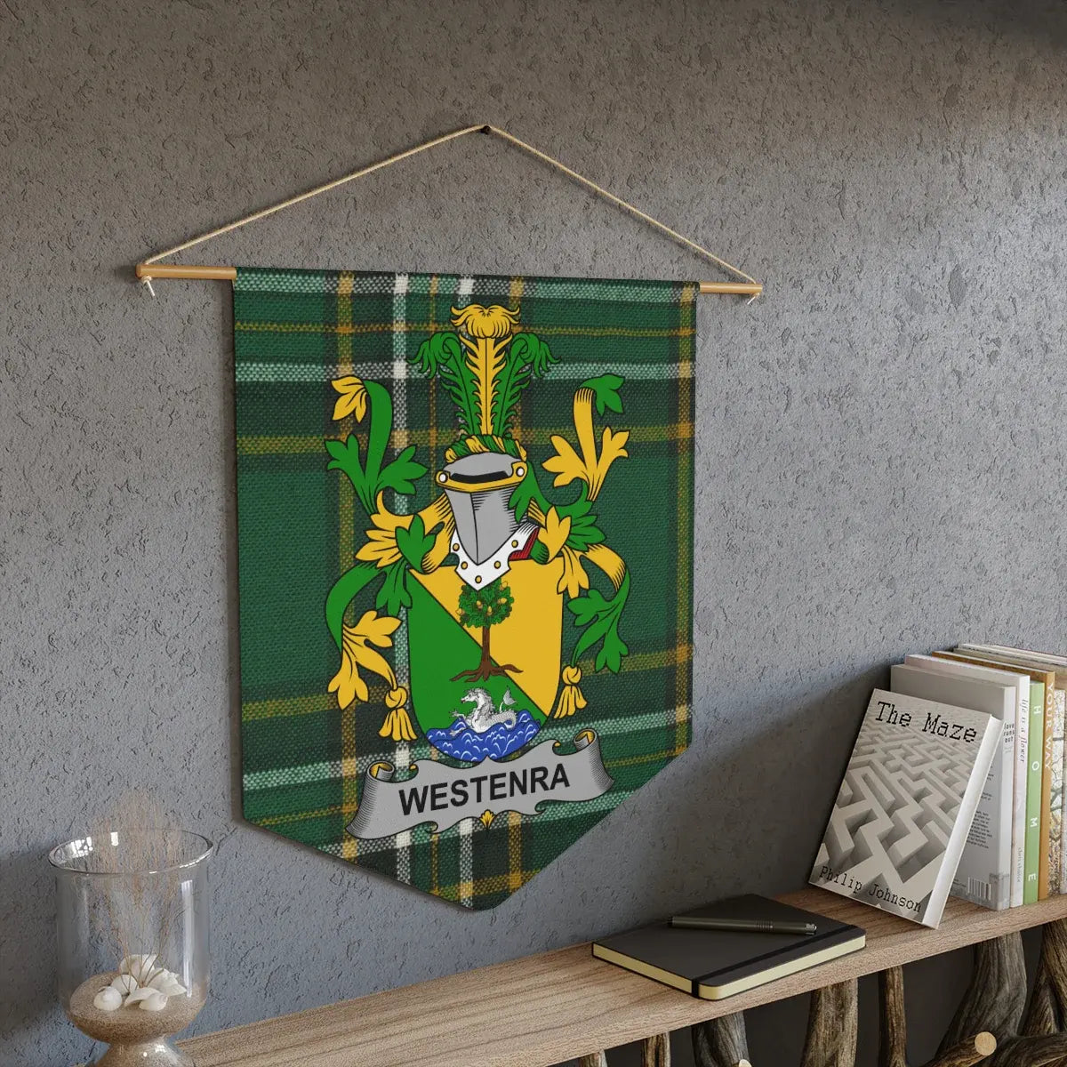 Customizable Family Crest Wall Hanging Decor product type