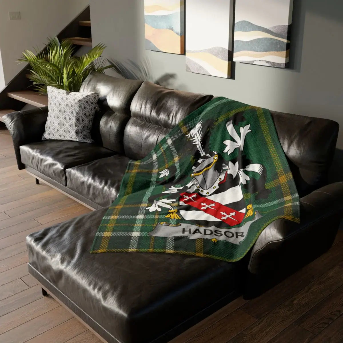 Heraldry Emblazoned Throw Blanket for Comfortable Use Product