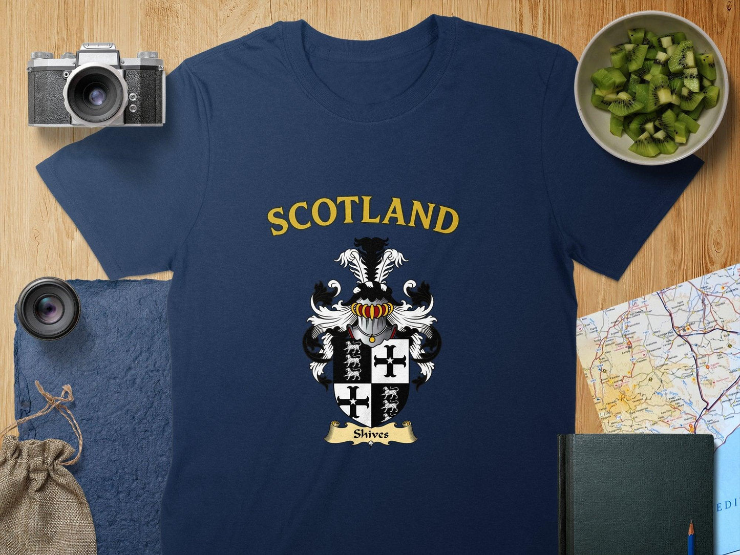 Shives Clan Family Crest Scotland T-Shirt - Celtic Ancestry Gifts