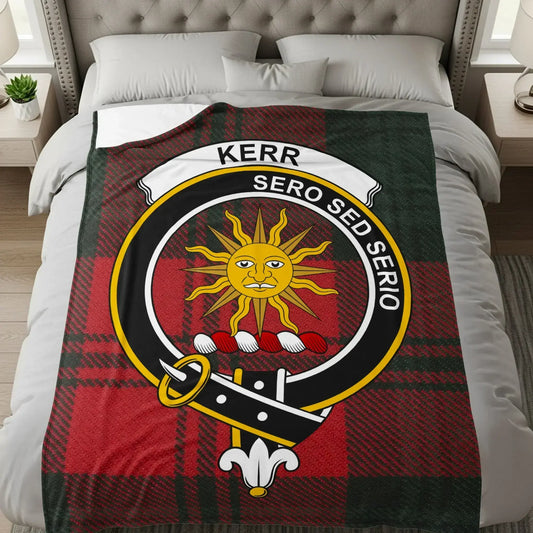 Kerr Sero Sed Serio Sun Emblem Plaid Blanket product type