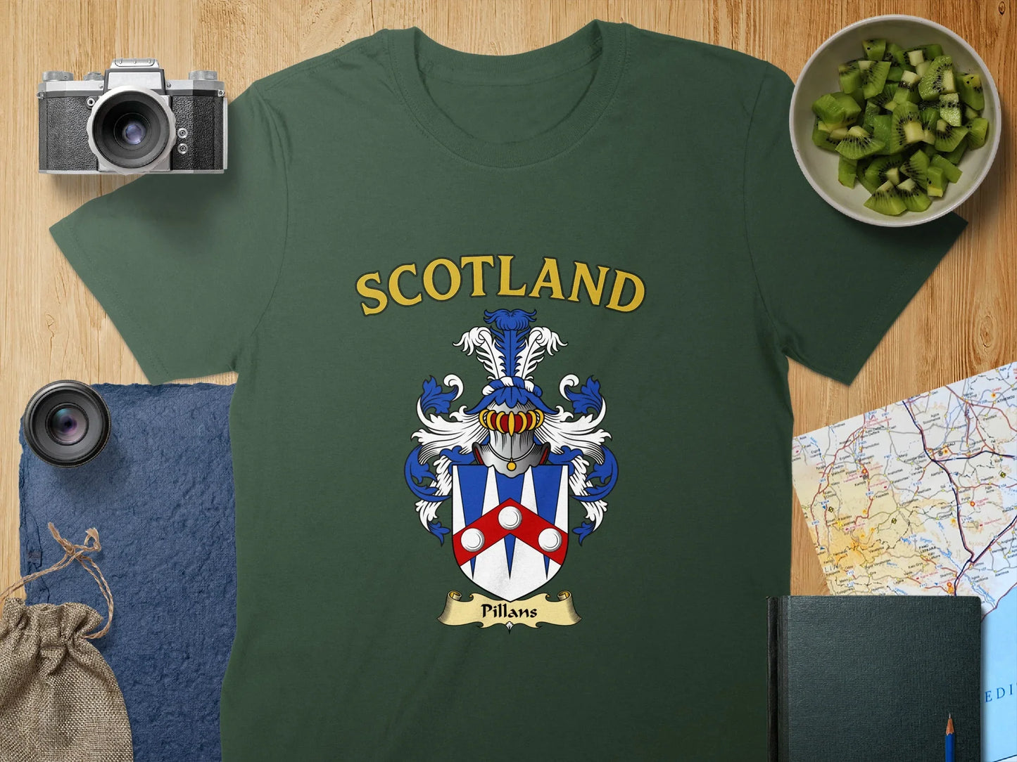 Scotland Family Crest Pillans T-Shirts product