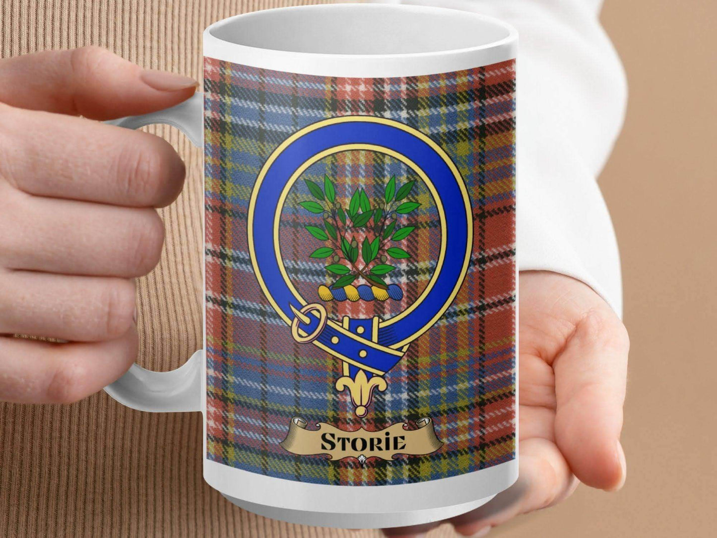 Personalized Tartan Plaid Crest Mug Storie Product Type
